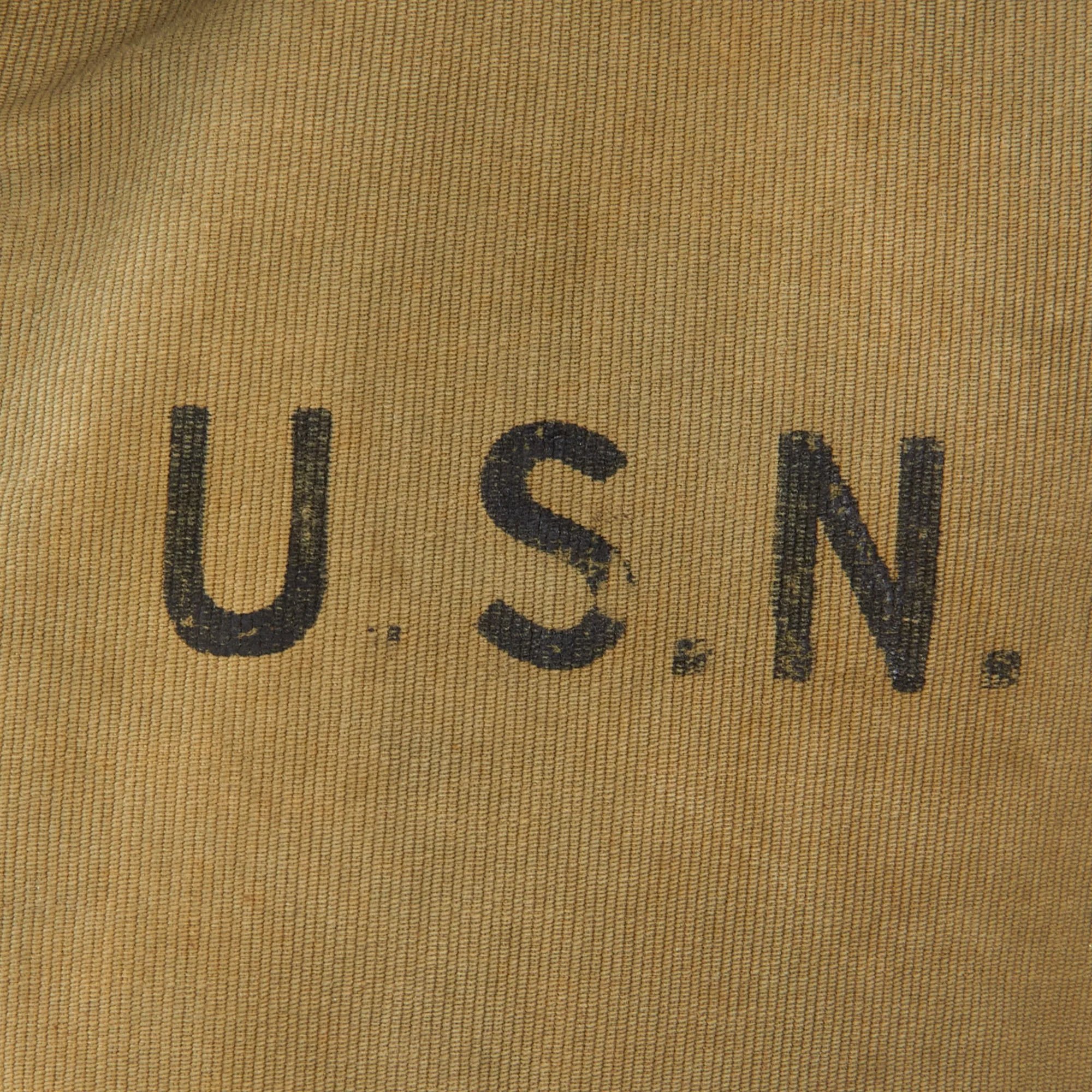 Original U.S. WWII Named N-1 Navy Deck Jacket with CONMAR Zipper - D.L. Adams — image 4