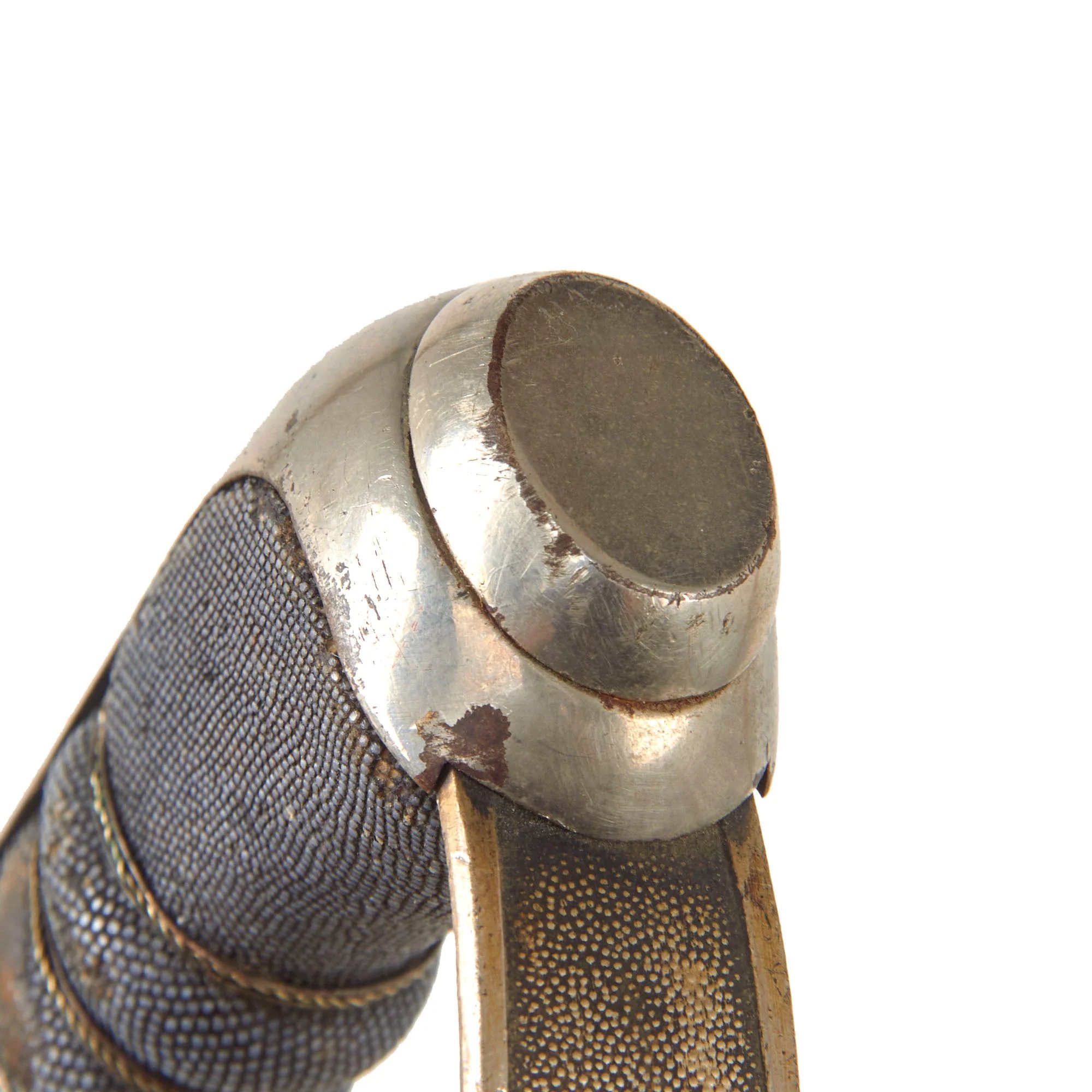 Original Slovakian Pre-WWII Army Officer's Sword with Scabbard & Unit Markings by Wlaszovits of Štos - Slovakian Crest on Guard — image 12