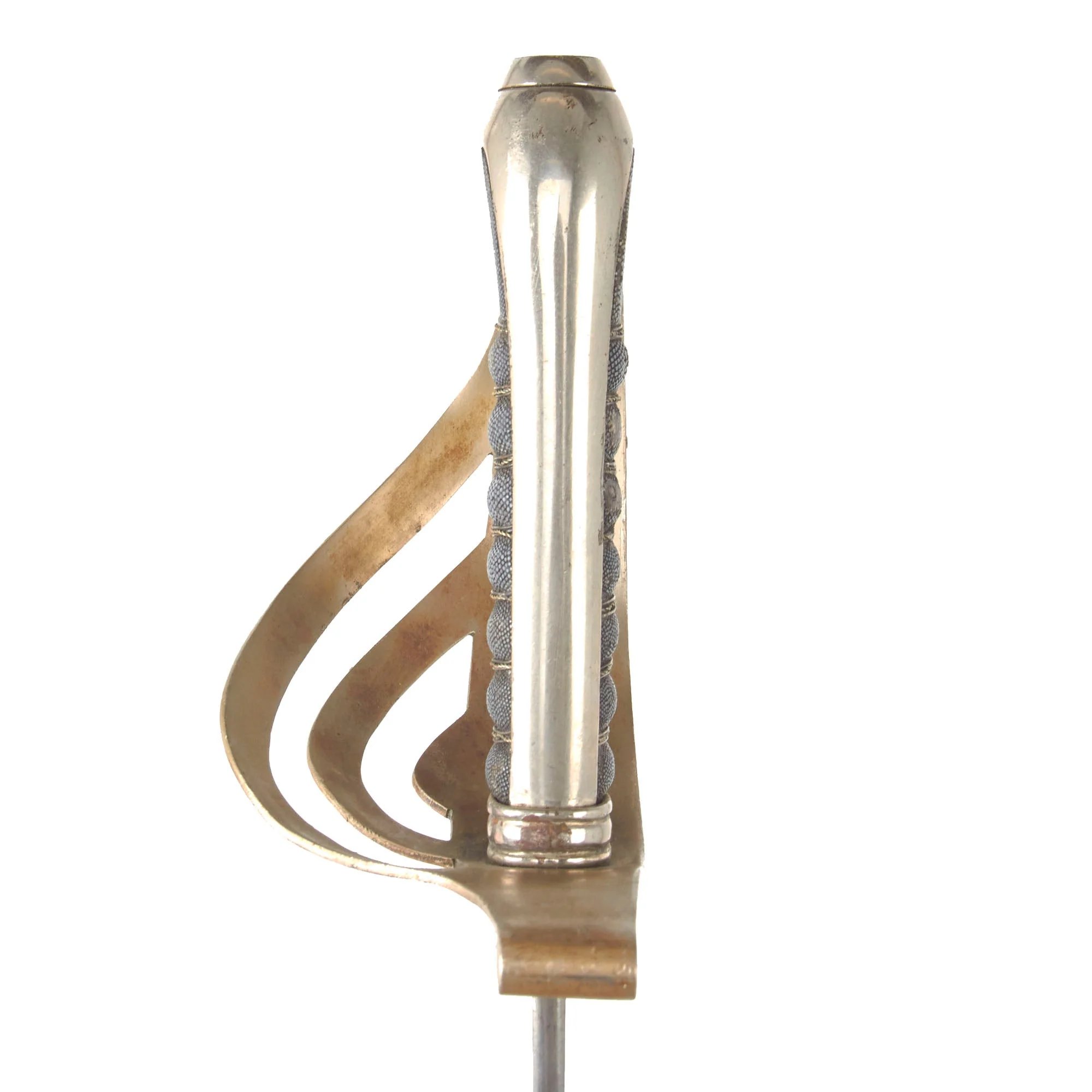 Original Slovakian Pre-WWII Army Officer's Sword with Scabbard & Unit Markings by Wlaszovits of Štos - Slovakian Crest on Guard — image 14