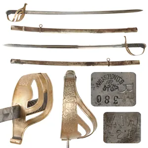 Original Slovakian Pre-WWII Army Officer's Sword with Scabbard & Unit …