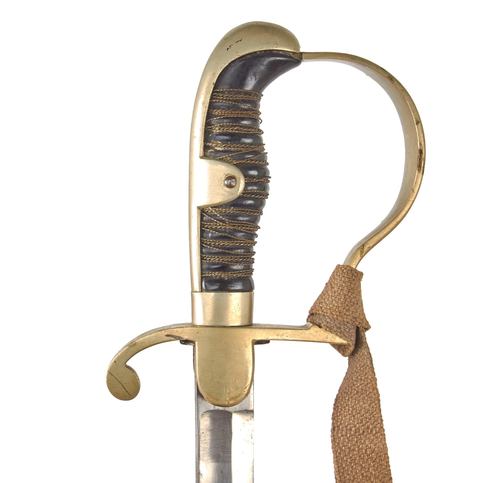 Original Imperial German WWI Era Land Gendarmerie Rural Police Short Sword by Weyersberg Kirschbaum & Cie with Scabbard and Troddel Knot — image 10