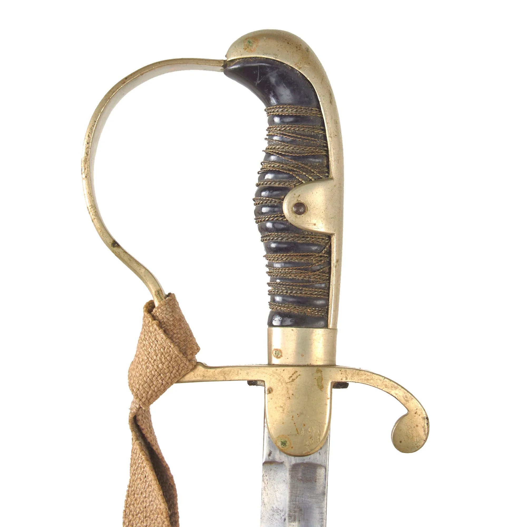 Original Imperial German WWI Era Land Gendarmerie Rural Police Short Sword by Weyersberg Kirschbaum & Cie with Scabbard and Troddel Knot — image 12