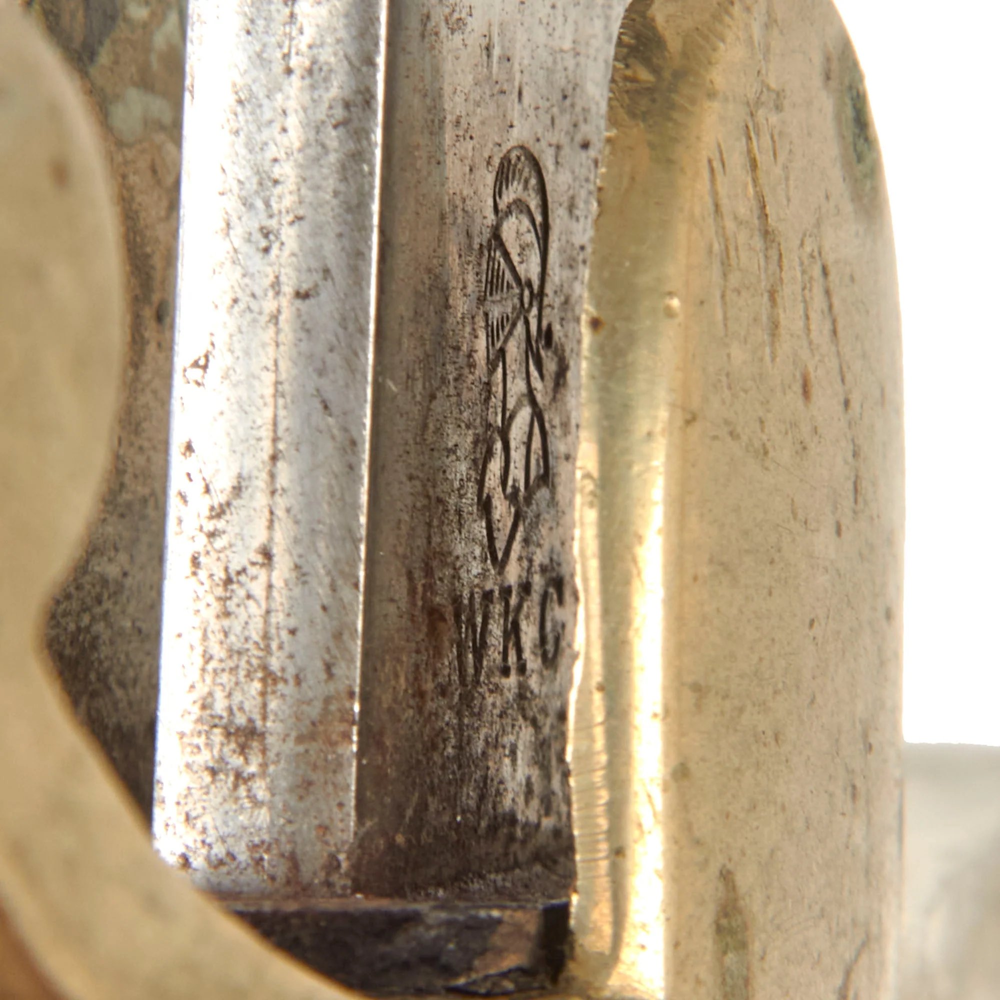 Original Imperial German WWI Era Land Gendarmerie Rural Police Short Sword by Weyersberg Kirschbaum & Cie with Scabbard and Troddel Knot — image 6