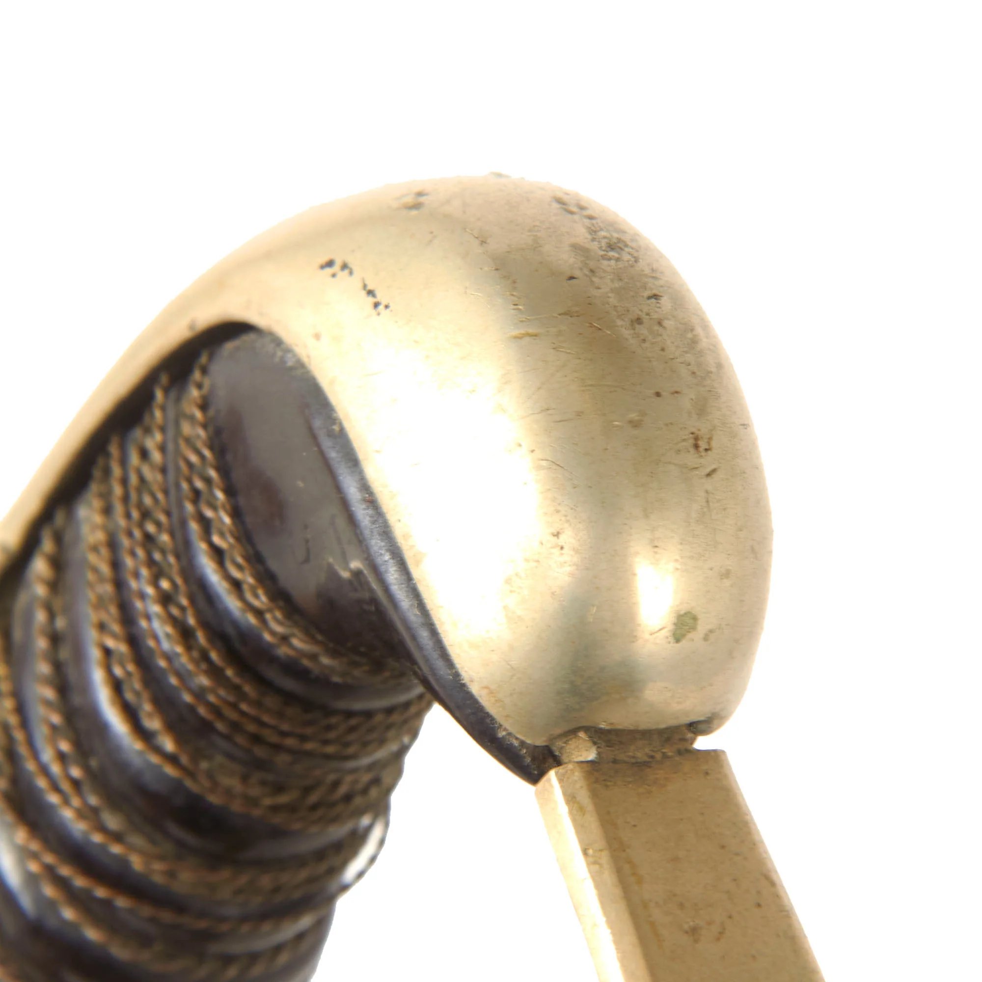 Original Imperial German WWI Era Land Gendarmerie Rural Police Short Sword by Weyersberg Kirschbaum & Cie with Scabbard and Troddel Knot — image 9