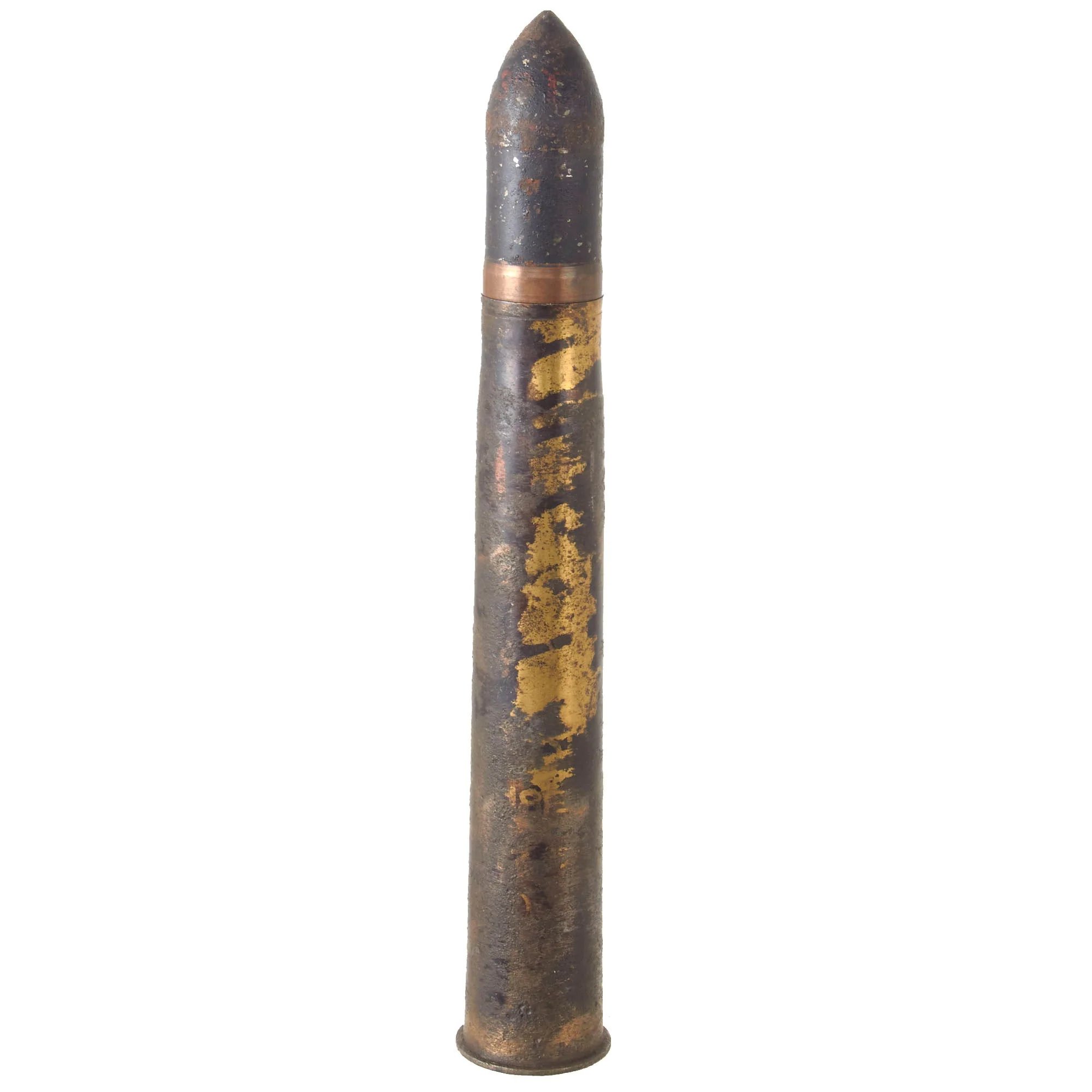 Original German Pre WWII Inert PAK 36 Armor Piercing 3.7cm Shell Dated 1938 - 37mm Anti-Tank — image 6