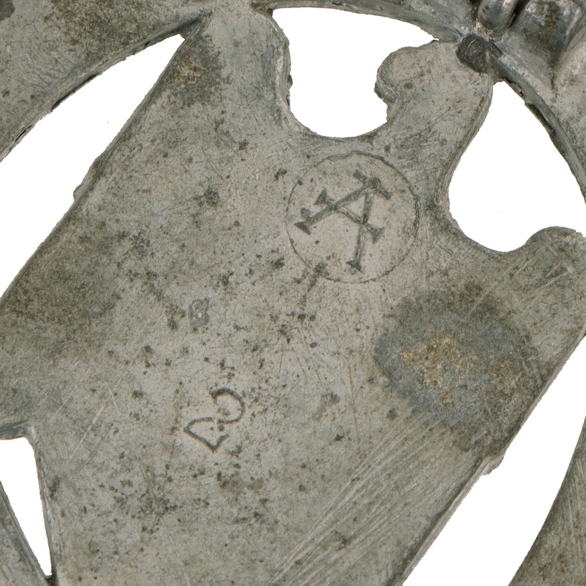 Original German WWII Silver Grade General Assault Badge by F. W. Assmann & Söhne of Lüdenscheid — image 4