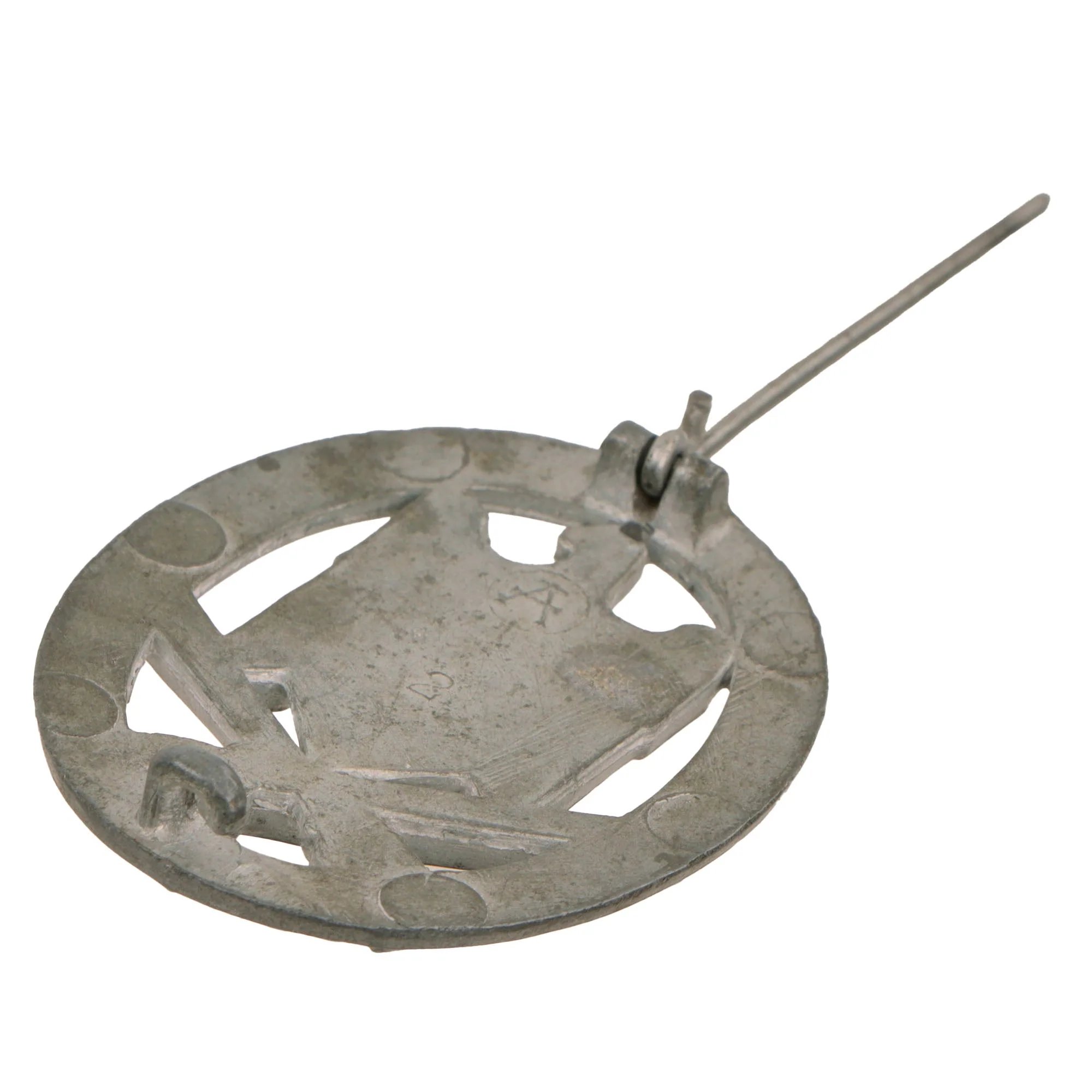 Original German WWII Silver Grade General Assault Badge by F. W. Assmann & Söhne of Lüdenscheid — image 5