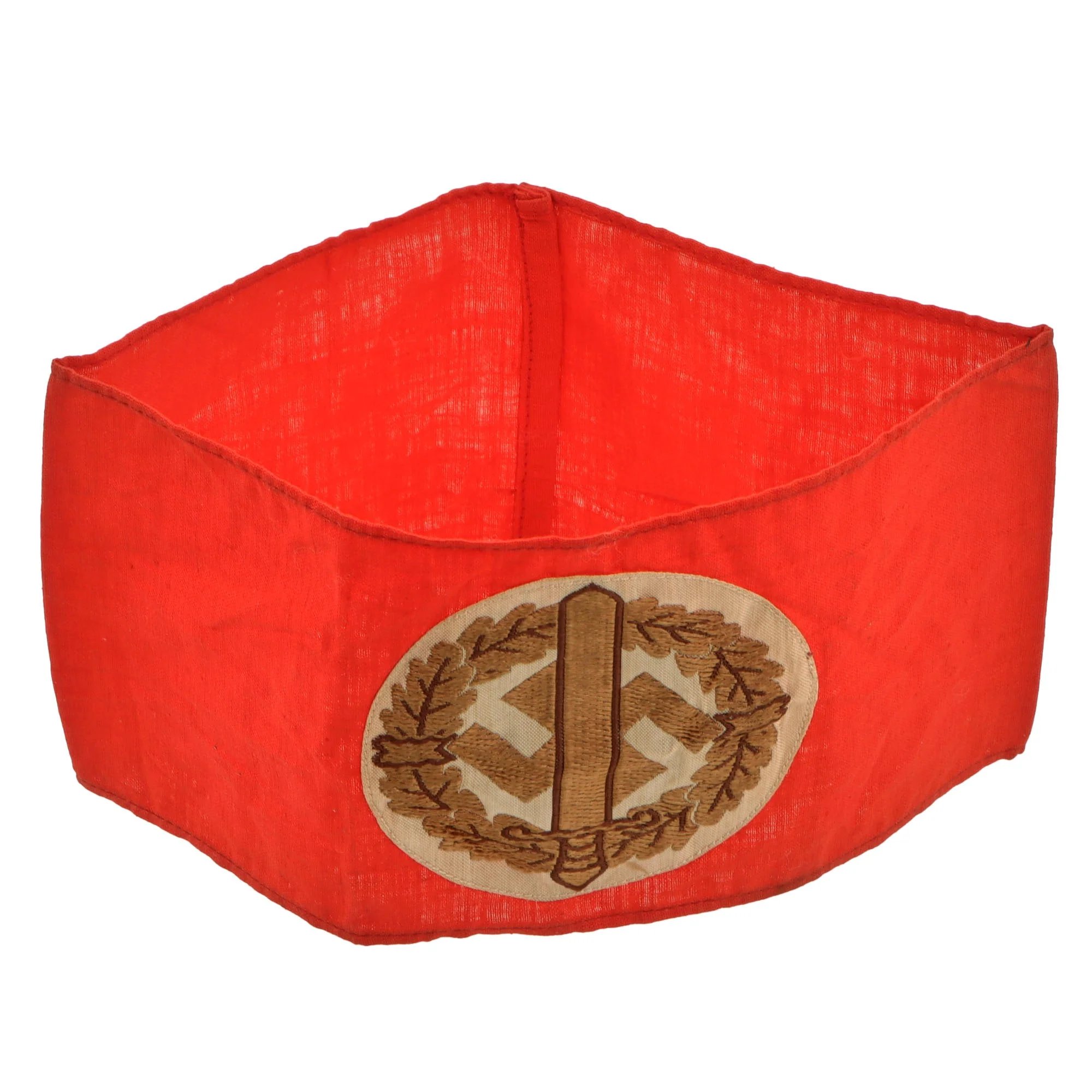 Original German WWII SA Wehrmannschaft Defense Team Sports Training Armband with Paper RZM Tag - RZM A4/462 — image 2