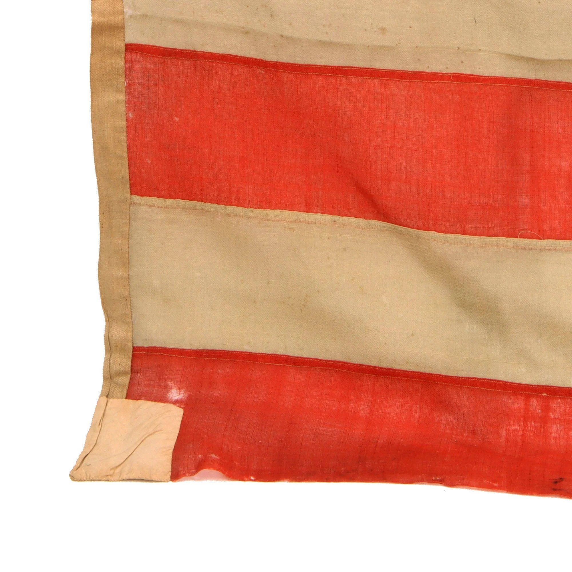 Original U.S. Civil War Incredibly Rare 35-Star (1863-1865) Casket Flag with Widow's Mourning Armband & Name Tag - 63 x 102' — image 7