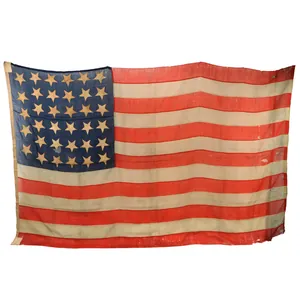 Original U.S. Civil War Incredibly Rare 35-Star (1863-1865) Casket Flag …