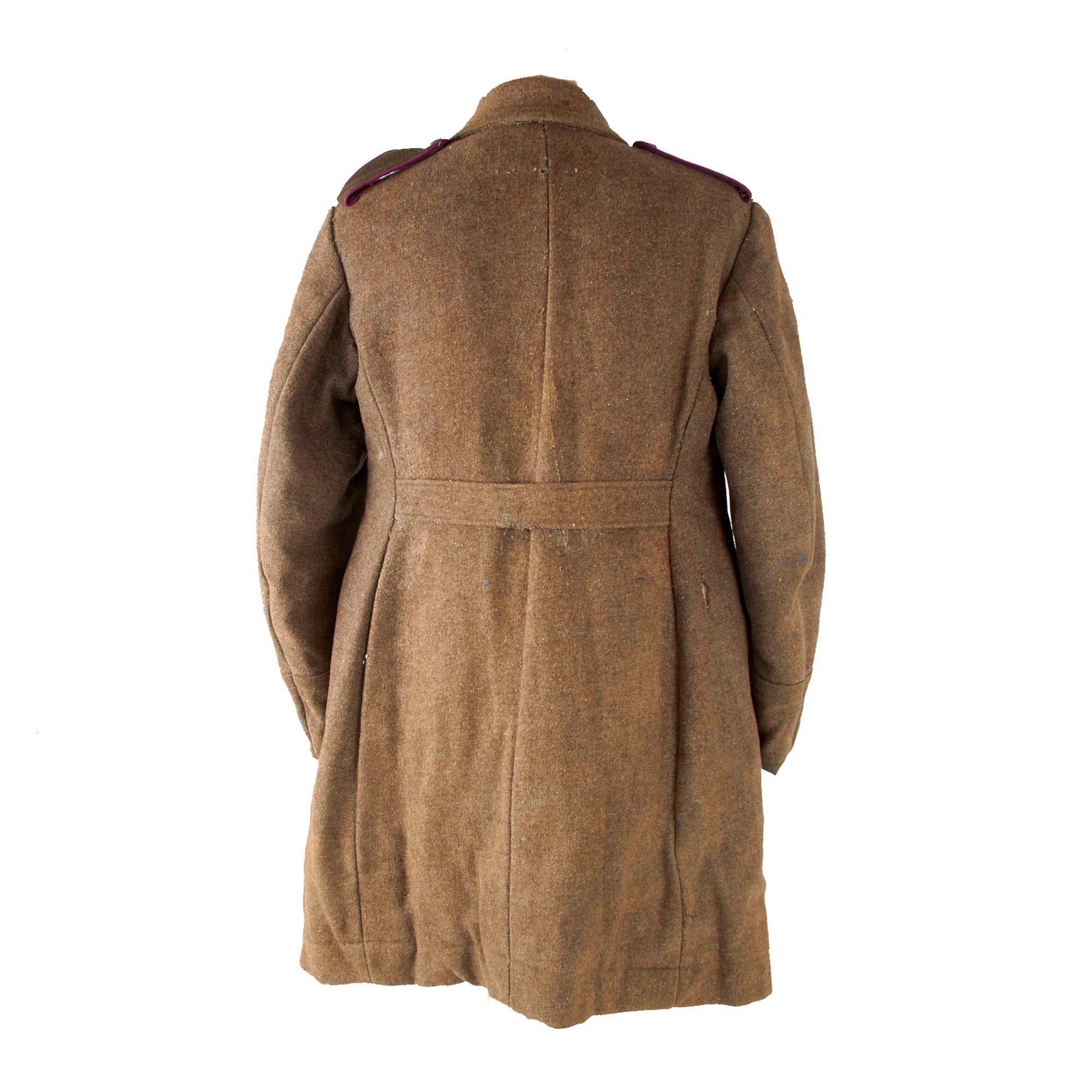 Original Soviet WWII Enlisted Men's Greatcoat with Infantry Shoulder Boards & Modified Telogreika Padded Lining — image 16