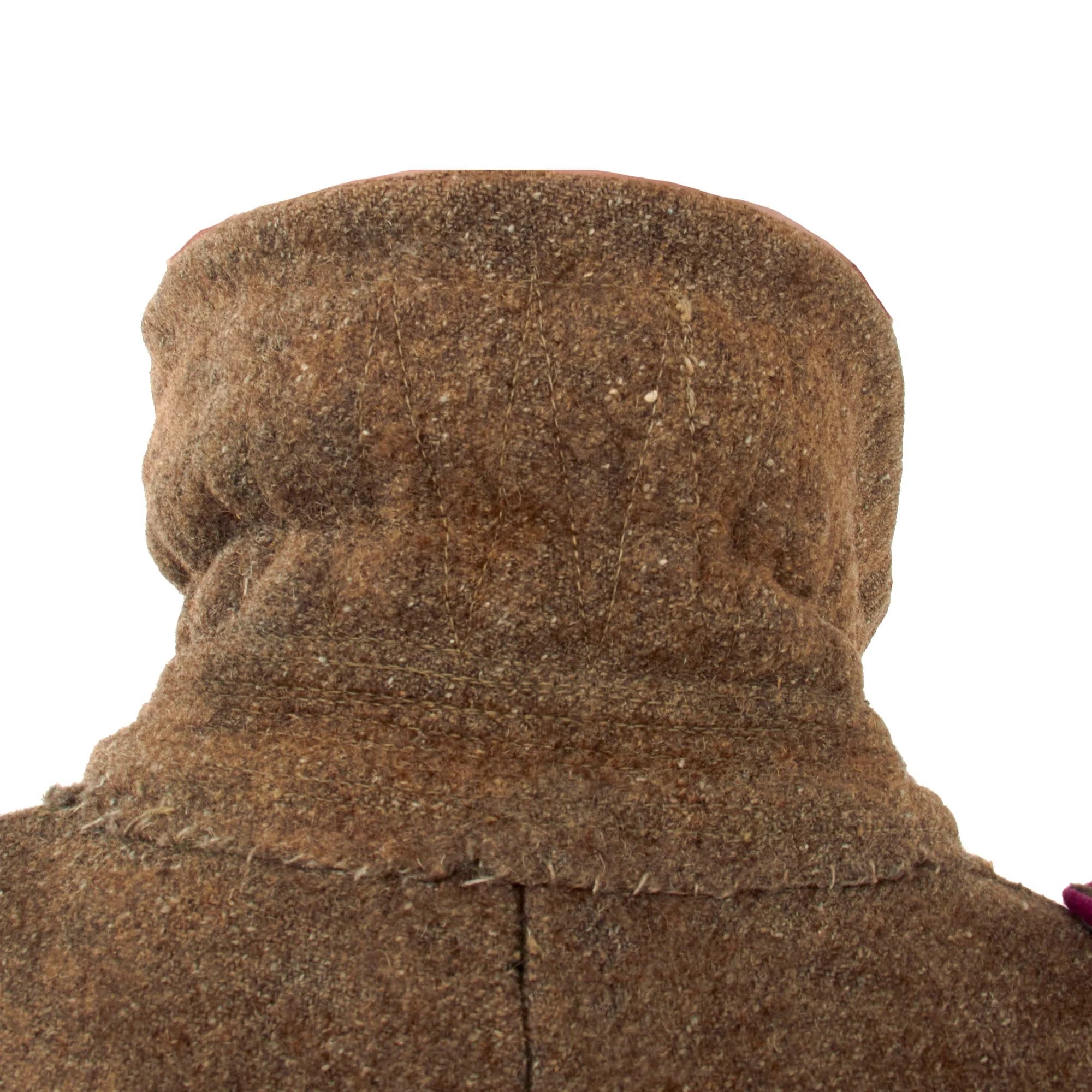 Original Soviet WWII Enlisted Men's Greatcoat with Infantry Shoulder Boards & Modified Telogreika Padded Lining — image 8