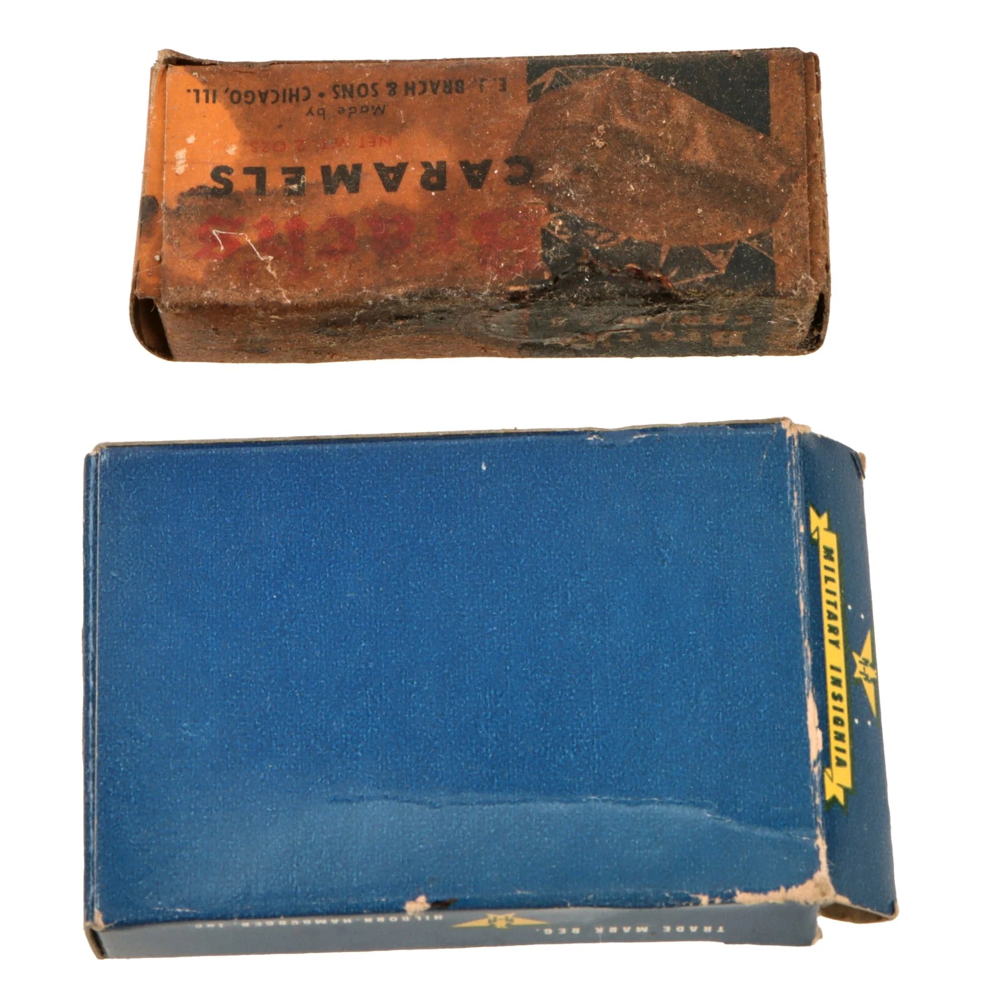 Original U.S. WWII Ration Lot Including Sealed Soldier's Field Ration D & K, Malted Milk Tablets, & Brach's Caramels — image 7
