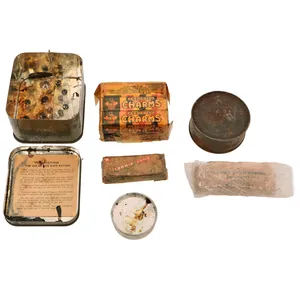 Original U.S. WWII Ration Lot Including Opened Life Raft Ration …