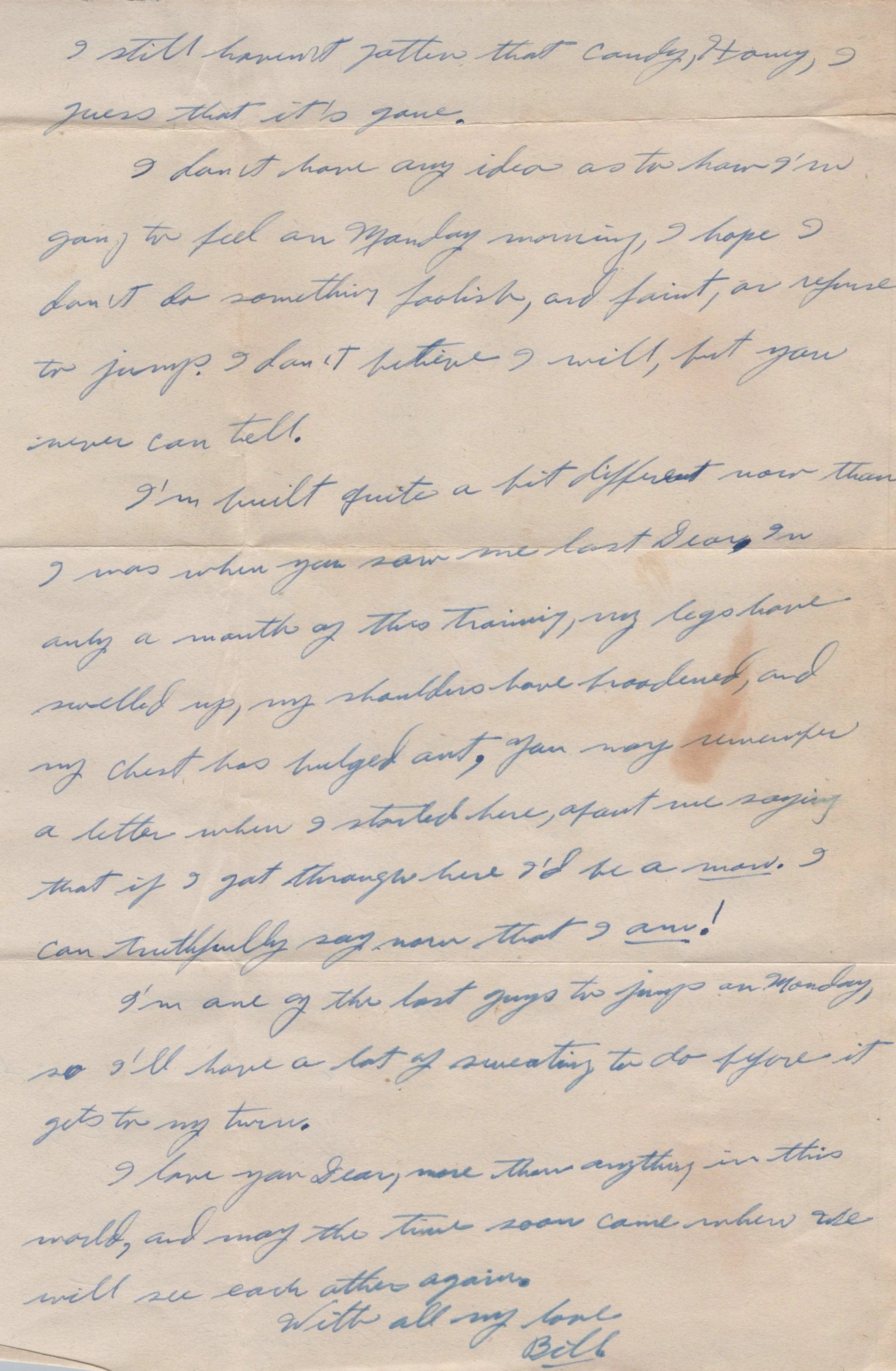 Original U.S. WWII Parachute Training Regiment Letter Lot - Pvt Merlyn Williams, 2th PTR — image 10