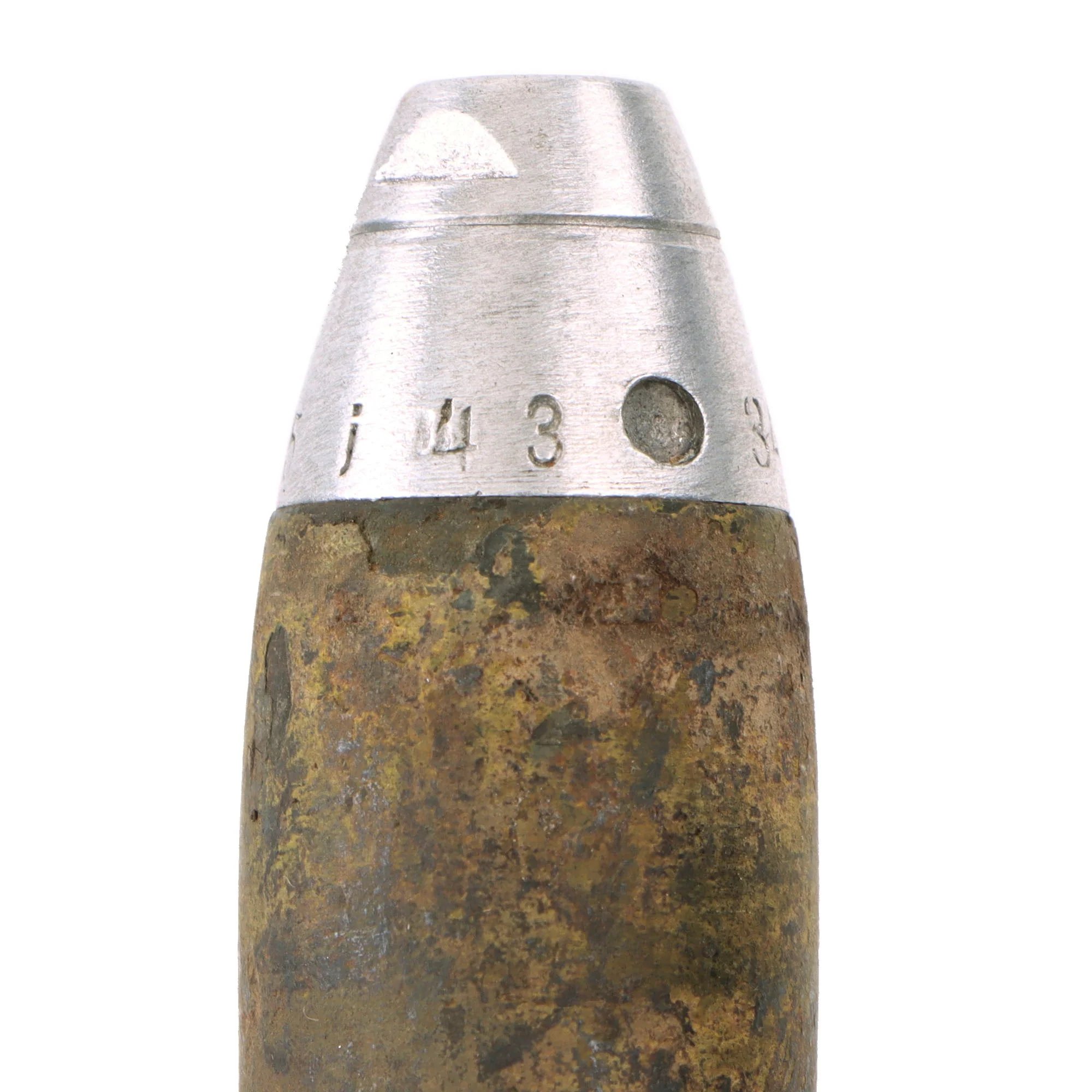 Original German WWII Inert 20mm 20×138 FlaK HE High Explosive Round — image 2