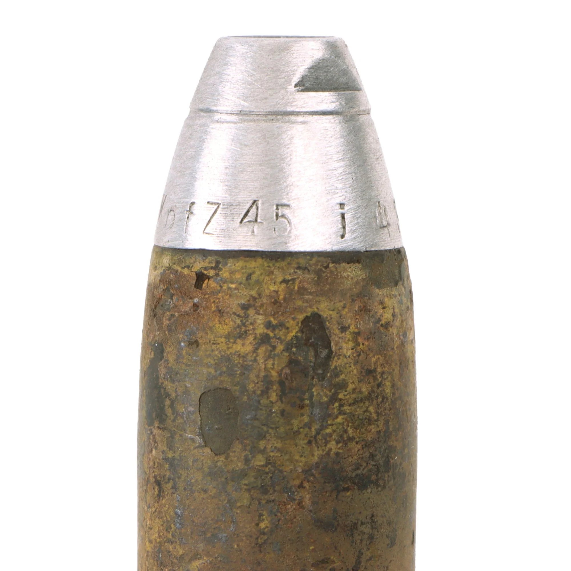 Original German WWII Inert 20mm 20×138 FlaK HE High Explosive Round — image 3