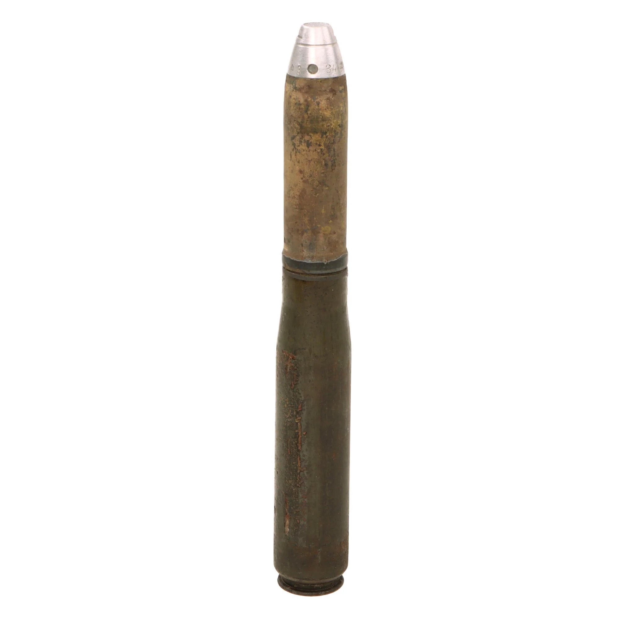 Original German WWII Inert 20mm 20×138 FlaK HE High Explosive Round — image 9