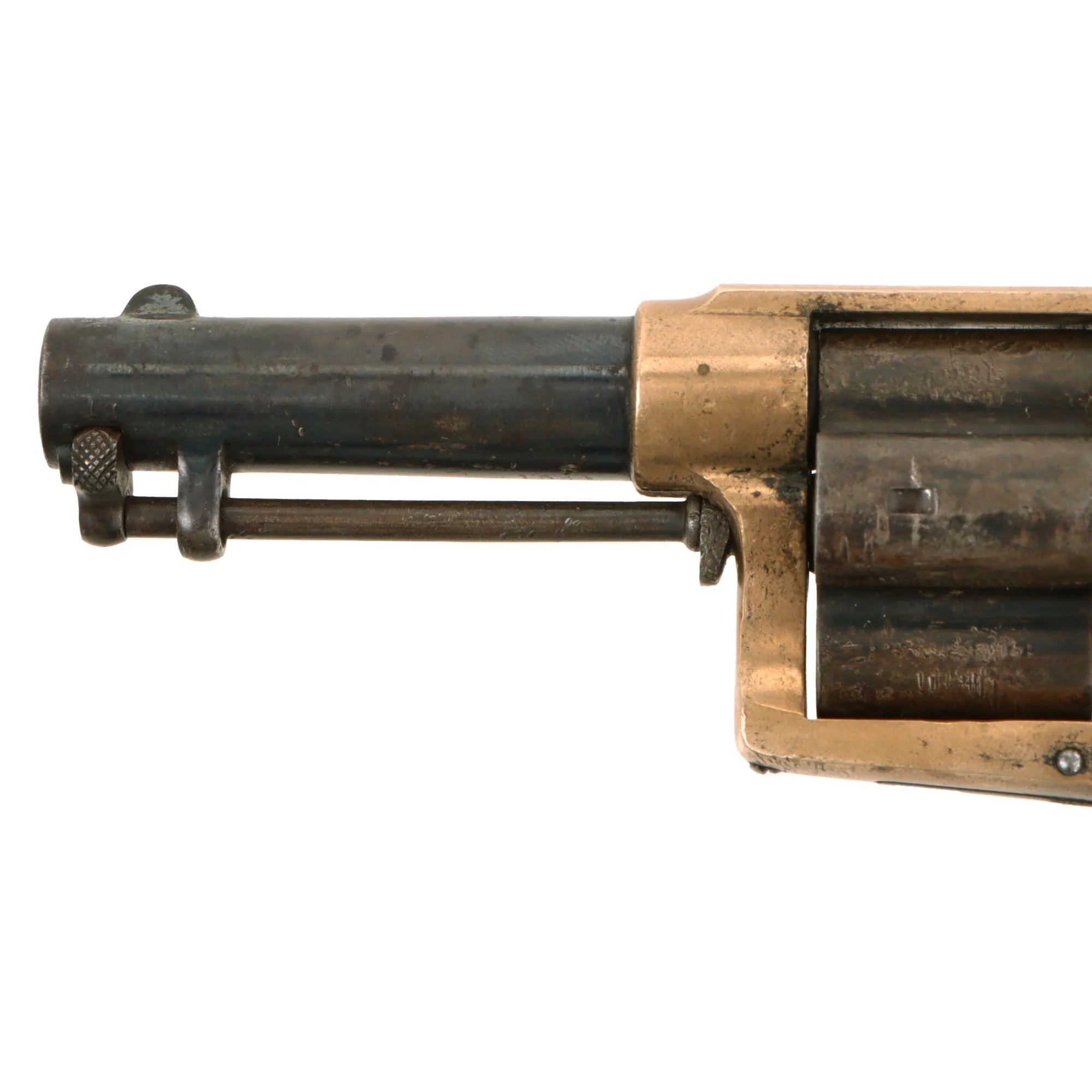 Original U.S. Colt Brass Frame 'Cloverleaf' House Model .41 Rimfire Revolver made in 1871 - Serial 1584 — image 13