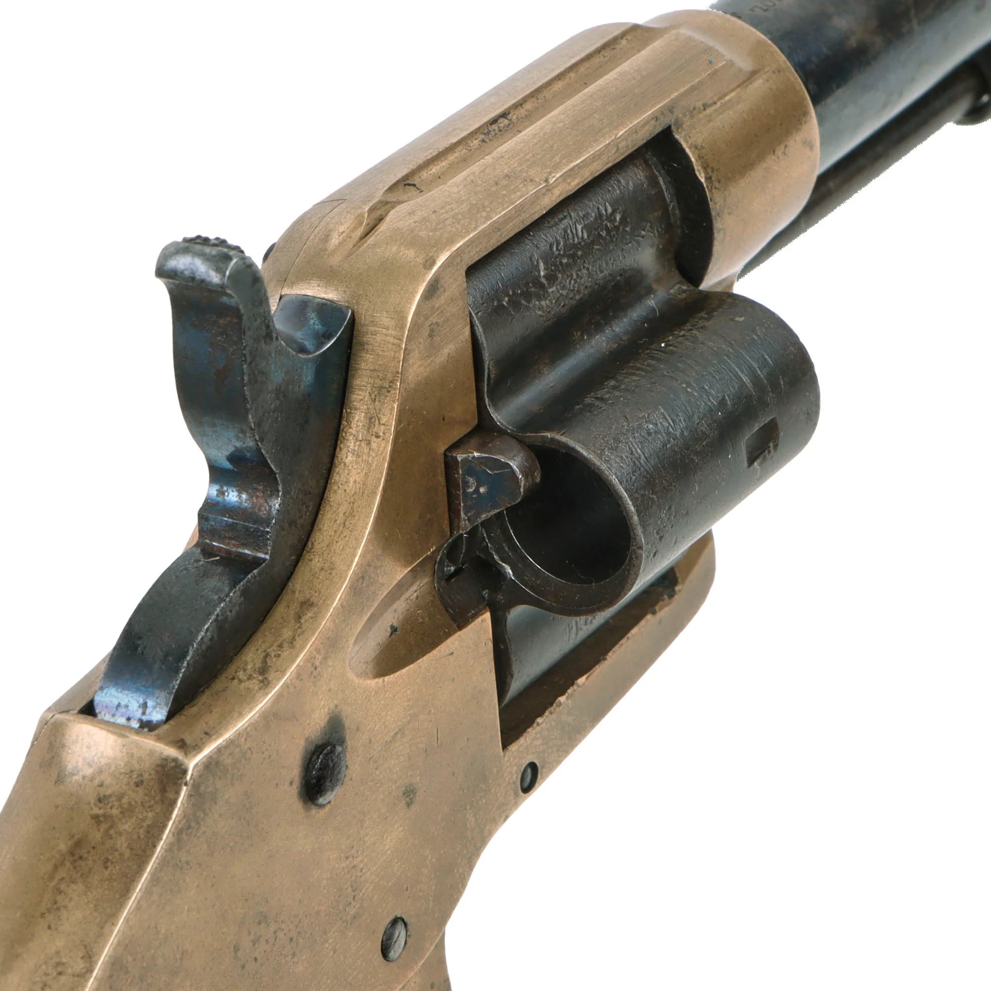 Original U.S. Colt Brass Frame 'Cloverleaf' House Model .41 Rimfire Revolver made in 1871 - Serial 1584 — image 19