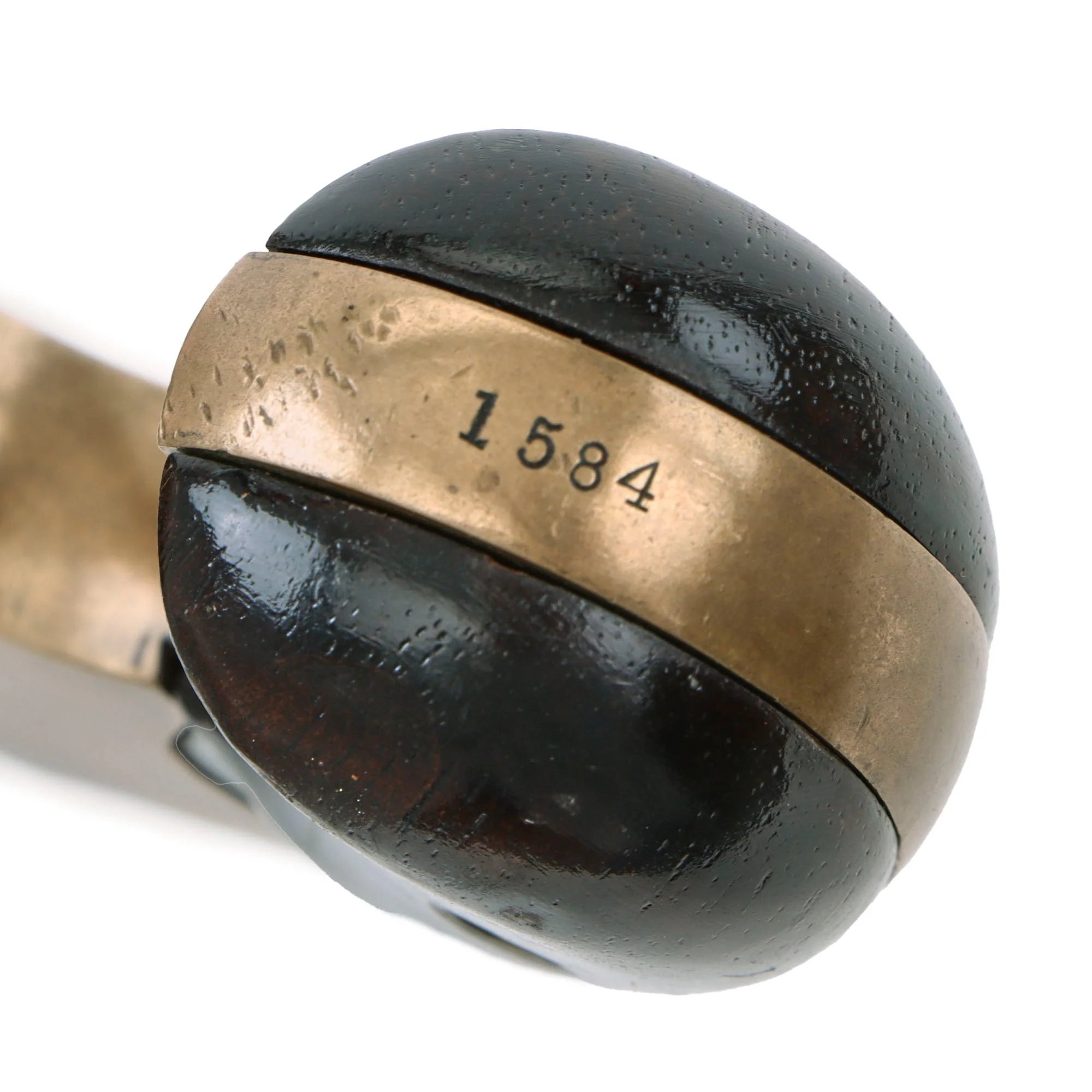 Original U.S. Colt Brass Frame 'Cloverleaf' House Model .41 Rimfire Revolver made in 1871 - Serial 1584 — image 6