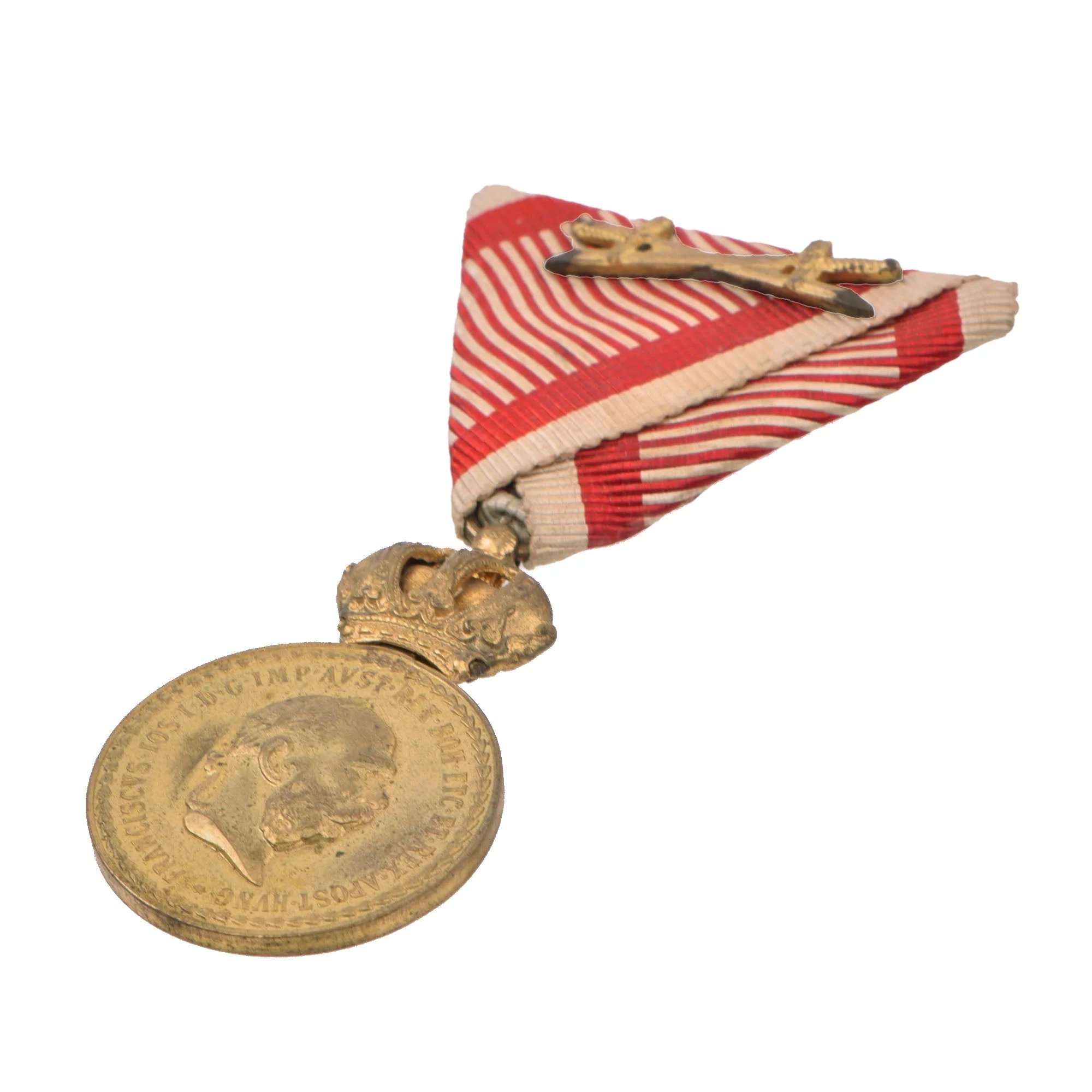 Original Austro-Hungarian WWI Austrian Military Merit Medal with Second Award Clasp in Original Case — image 5