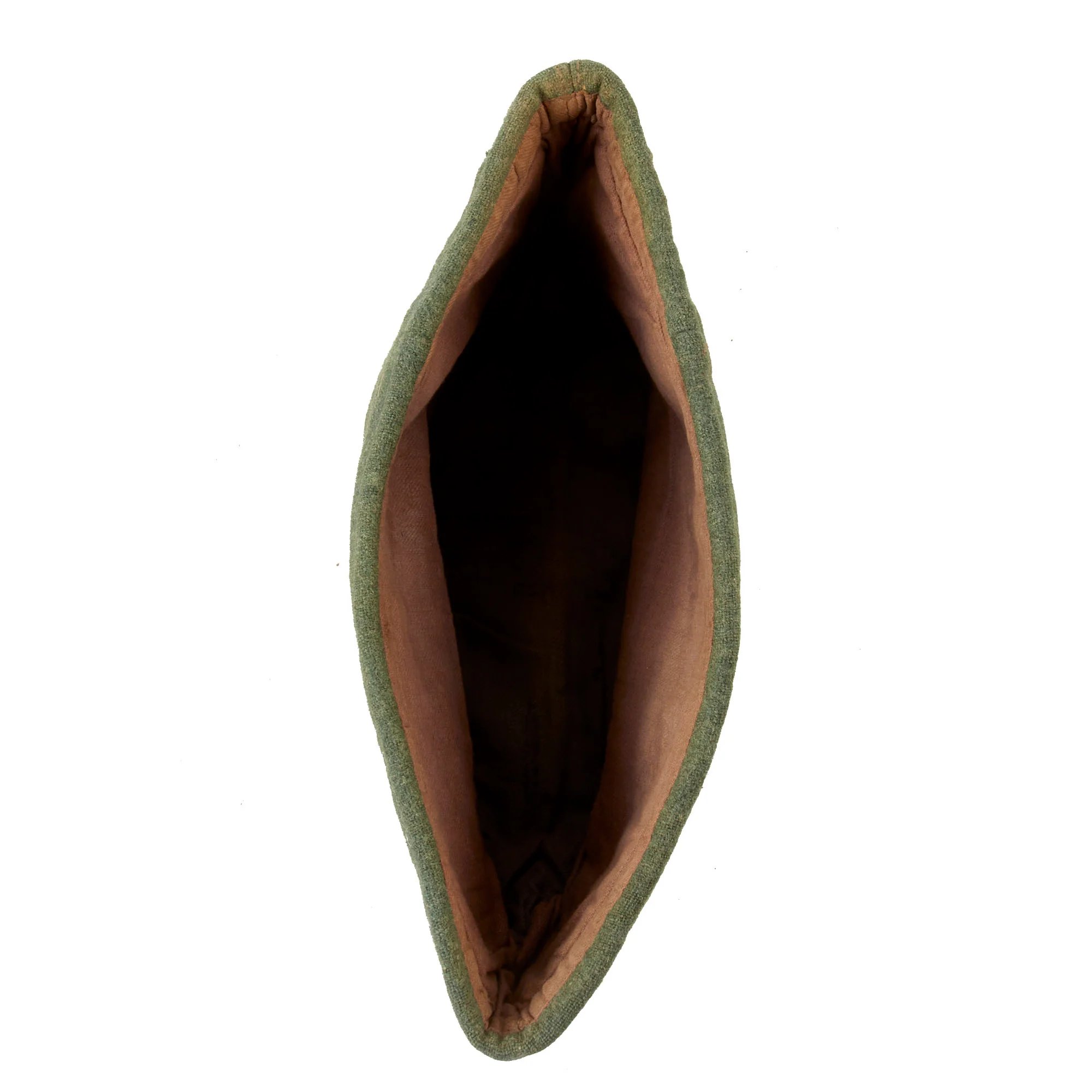 Original German WWII Early Heer Army Infantry EM-NCO Schiffchen M38 Overseas Cap - Size 55 — image 11