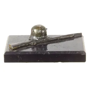 Original German WWII Army Heer M18 Stahlhelm Helmet on GEW …