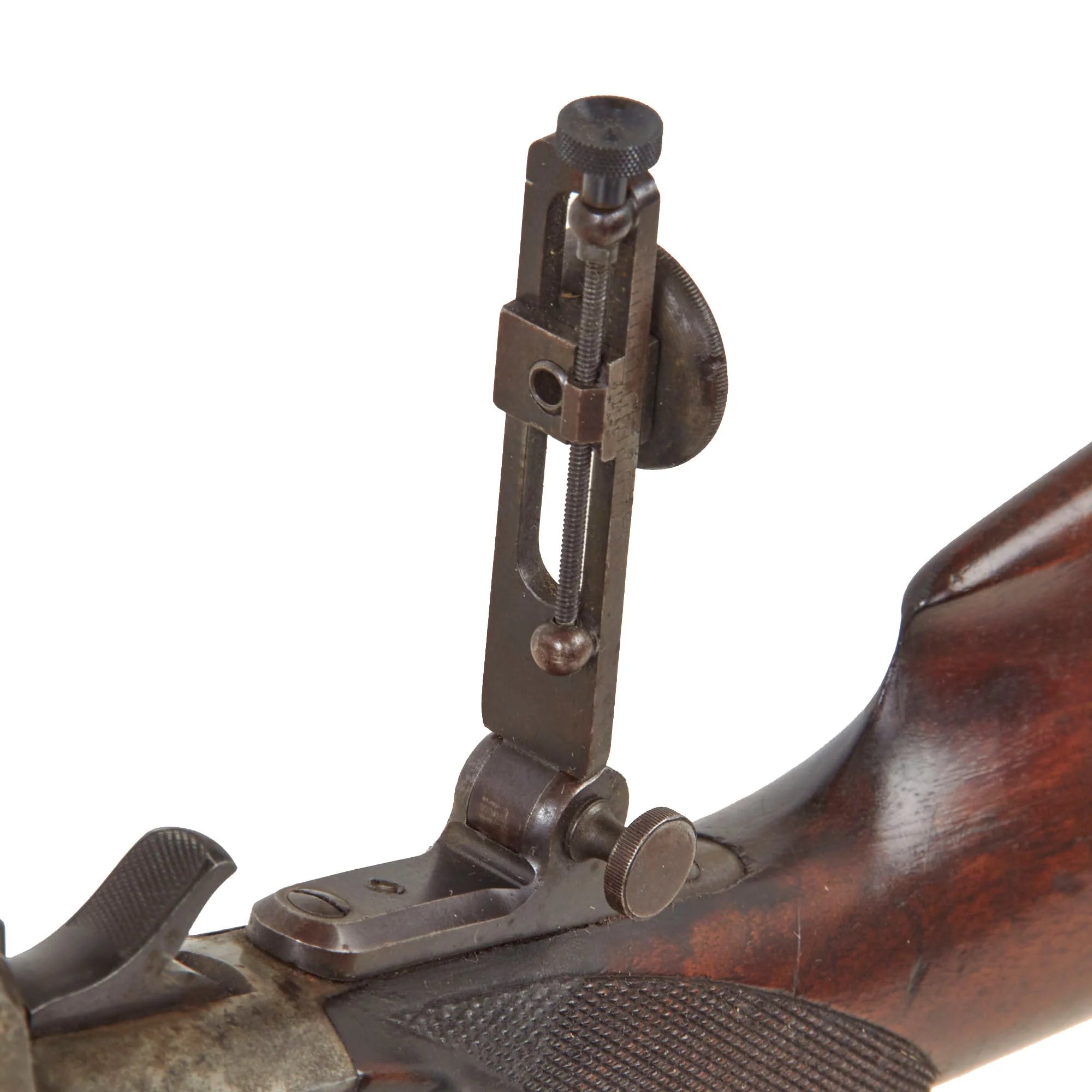 Original U.S. Remington-Hepburn No.3 Falling Block Target Sporting Rifle in .40-50 Sharps Straight Caliber with Aperture Sight - Serial 4570 — image 16