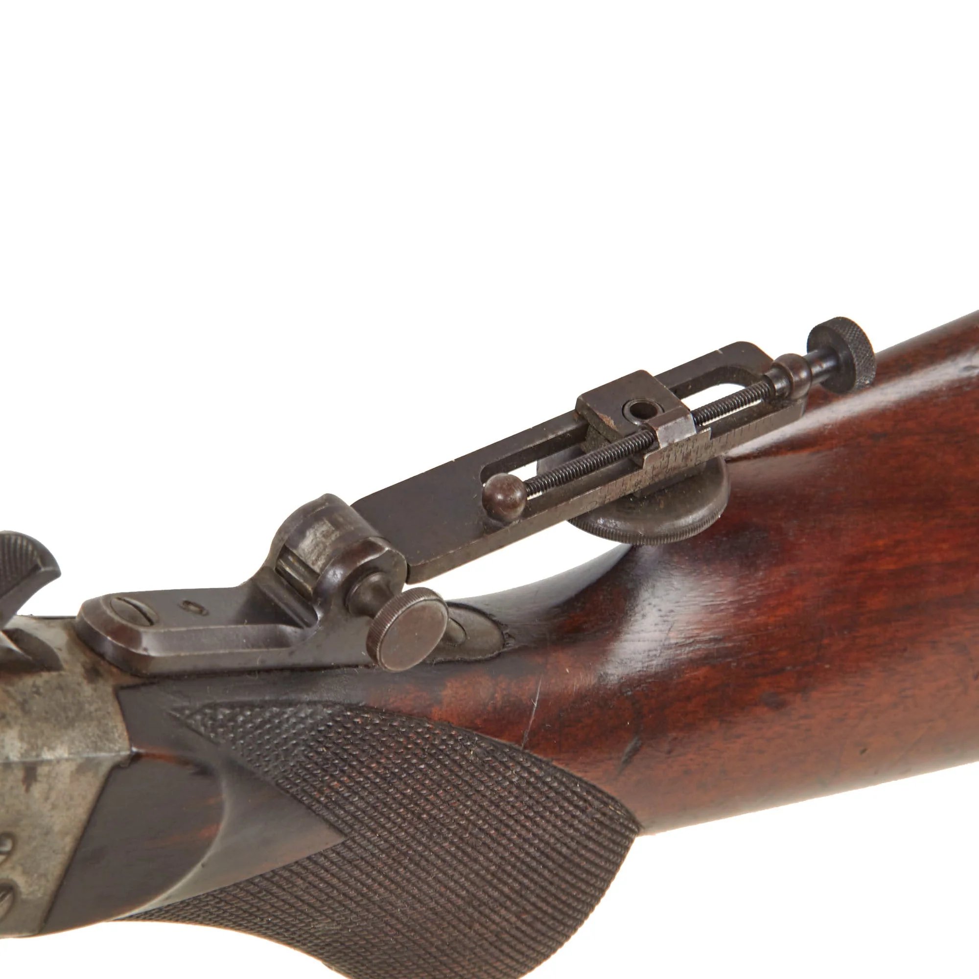 Original U.S. Remington-Hepburn No.3 Falling Block Target Sporting Rifle in .40-50 Sharps Straight Caliber with Aperture Sight - Serial 4570 — image 17