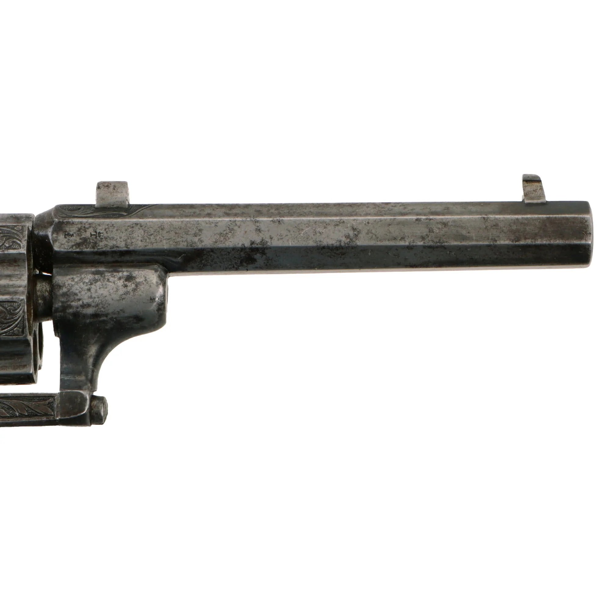 Original Belgian .38cal Rimfire Liège Proofed Double Action Revolver Serial 380 with Foldaway Trigger - Circa 1880 — image 12