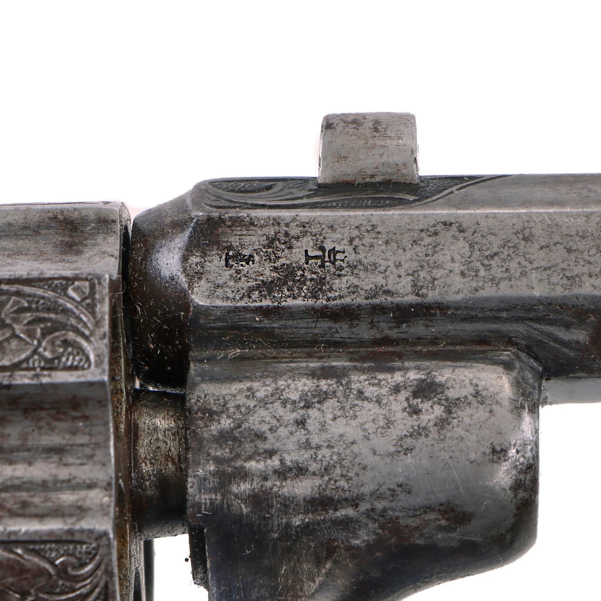 Original Belgian .38cal Rimfire Liège Proofed Double Action Revolver Serial 380 with Foldaway Trigger - Circa 1880 — image 19