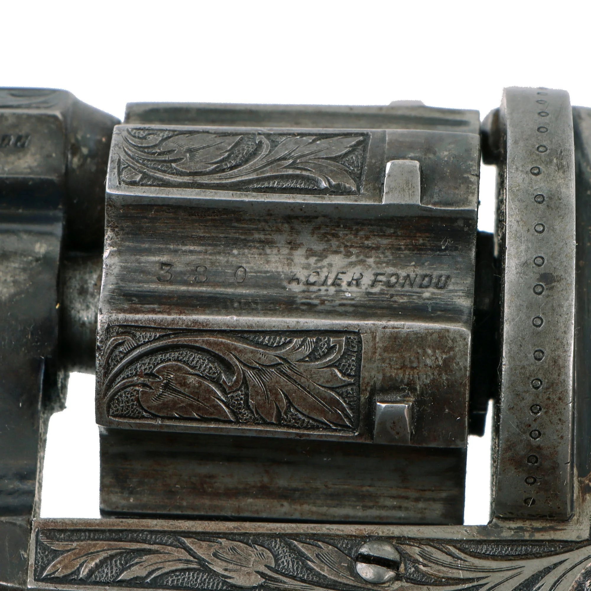 Original Belgian .38cal Rimfire Liège Proofed Double Action Revolver Serial 380 with Foldaway Trigger - Circa 1880 — image 21