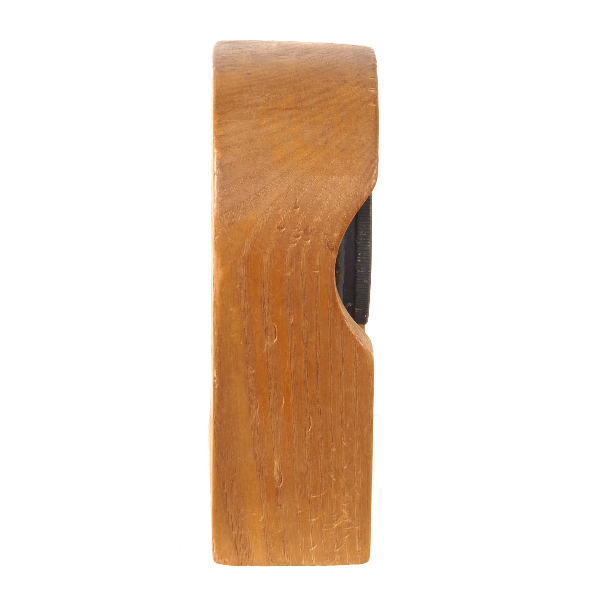 Original German WWII Luftwaffe BoUK2 Eight-Day Clock for Heinkel HE 111 by Kienzle Mounted in Named G.I. Souvenir Stand - Lt. L.D. Curley - Non-Functional — image 5