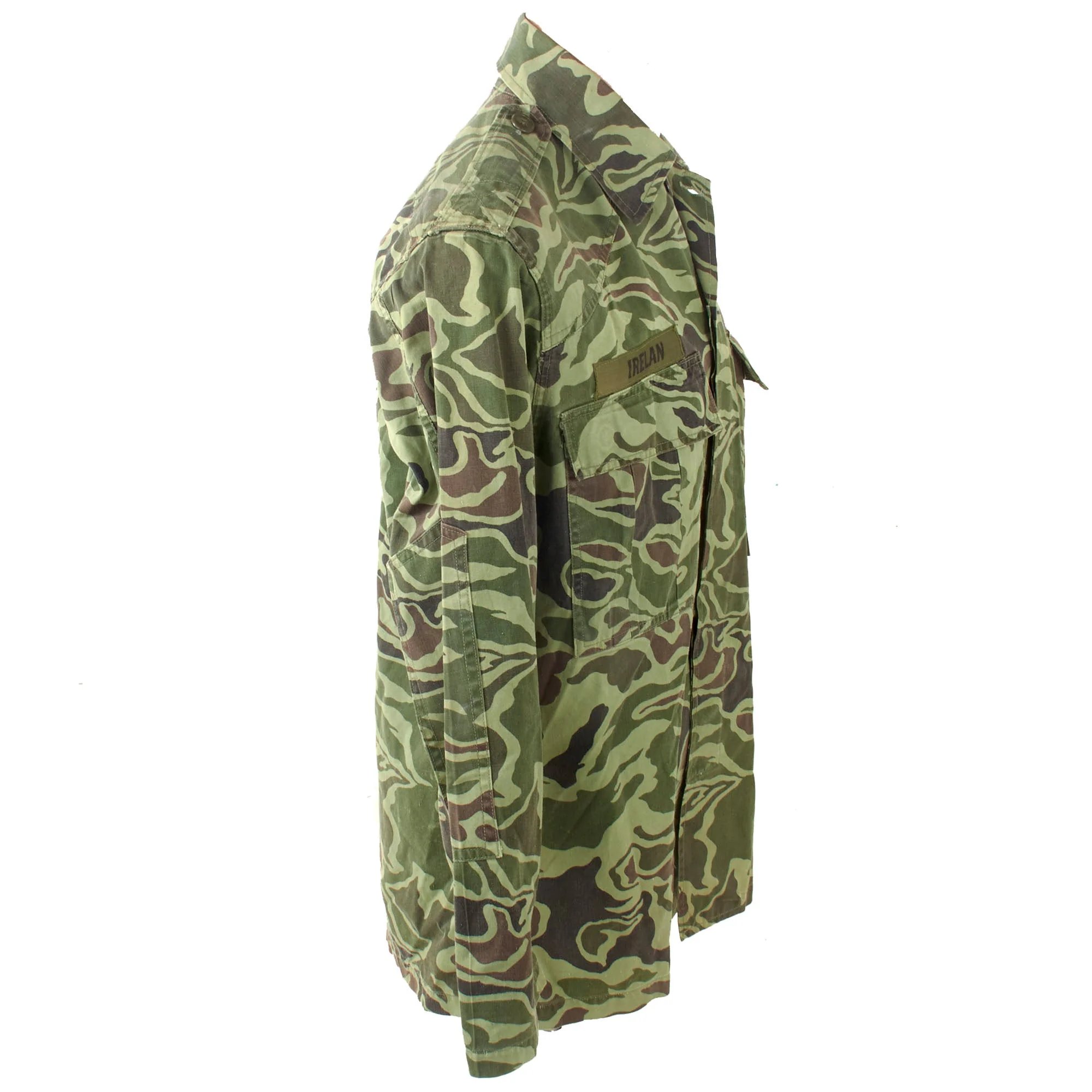 Original U.S. Vietnam War Named Republic of Korea Special Forces American-Issued Camouflage Uniform Jacket - Arthur Claude Irelan - Dated 1975 — image 10