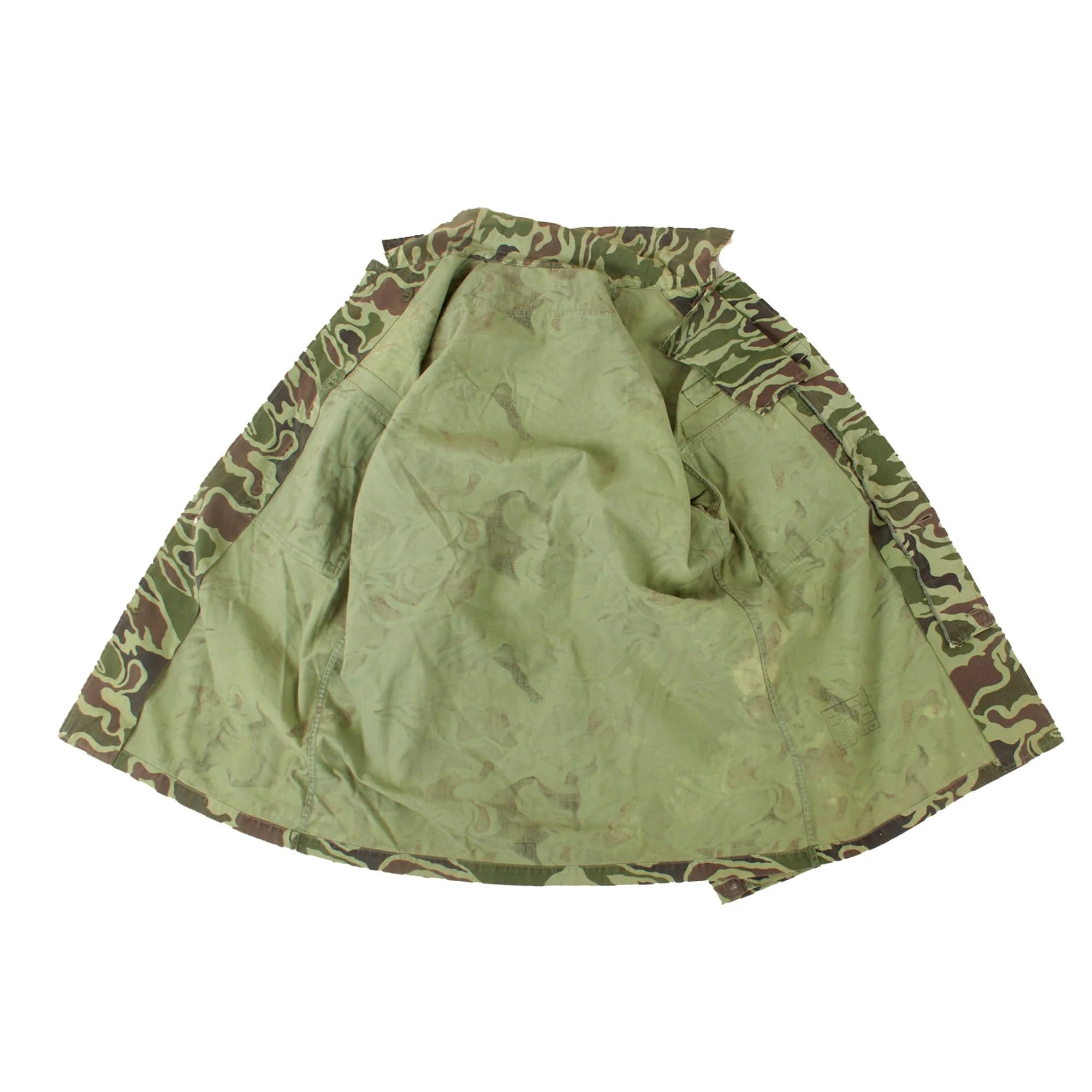 Original U.S. Vietnam War Named Republic of Korea Special Forces American-Issued Camouflage Uniform Jacket - Arthur Claude Irelan - Dated 1975 — image 14