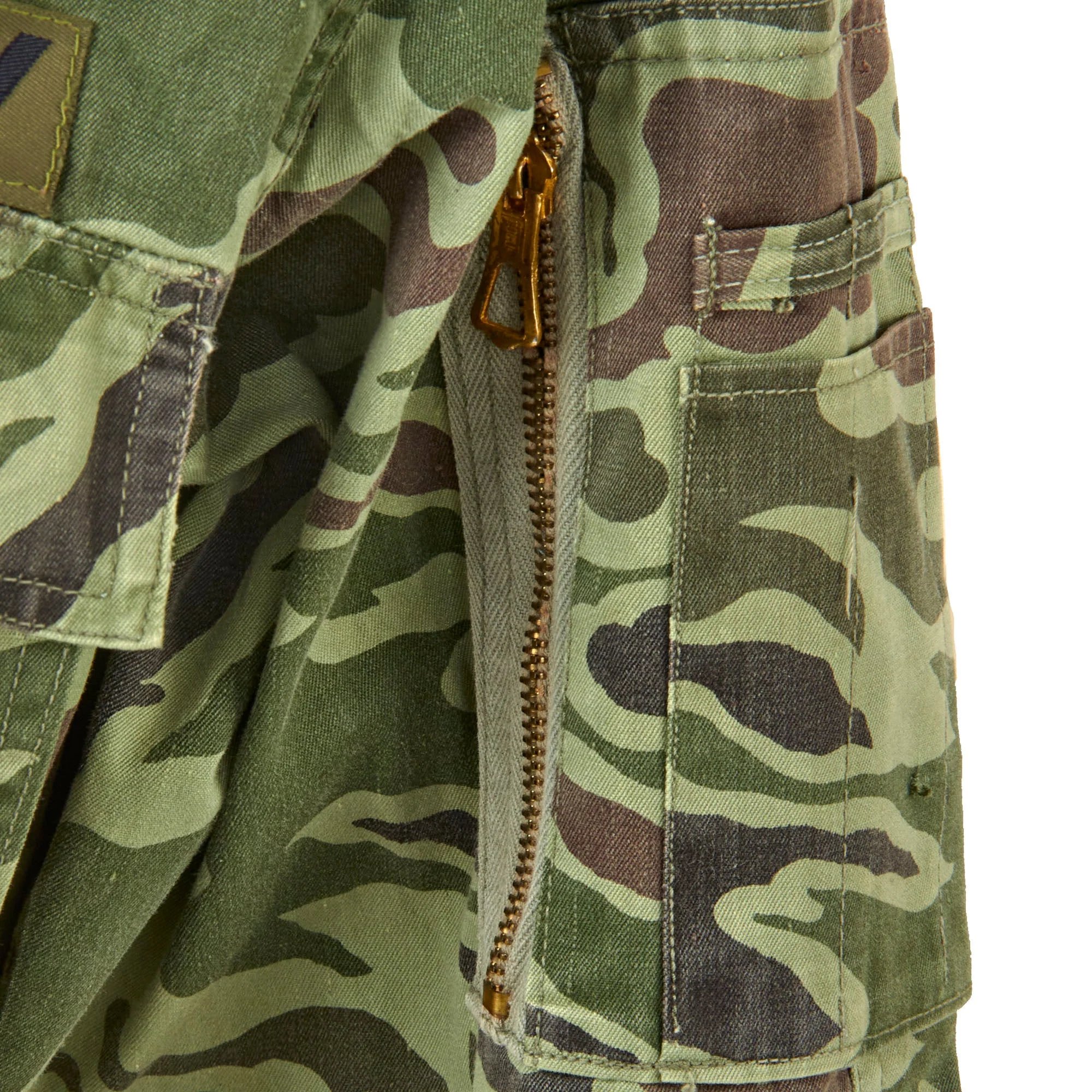 Original U.S. Vietnam War Named Republic of Korea Special Forces American-Issued Camouflage Uniform Jacket - Arthur Claude Irelan - Dated 1975 — image 6