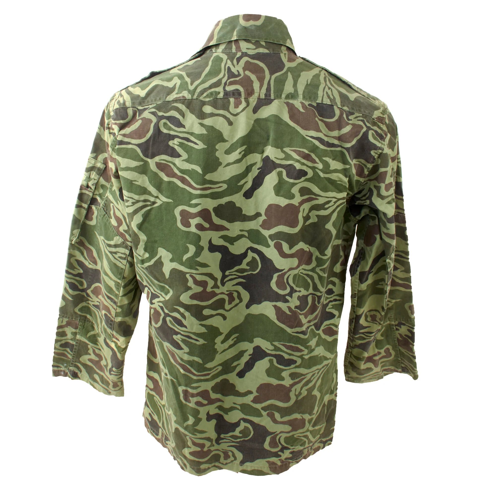 Original U.S. Vietnam War Named Republic of Korea Special Forces American-Issued Camouflage Uniform Jacket - Arthur Claude Irelan - Dated 1975 — image 9