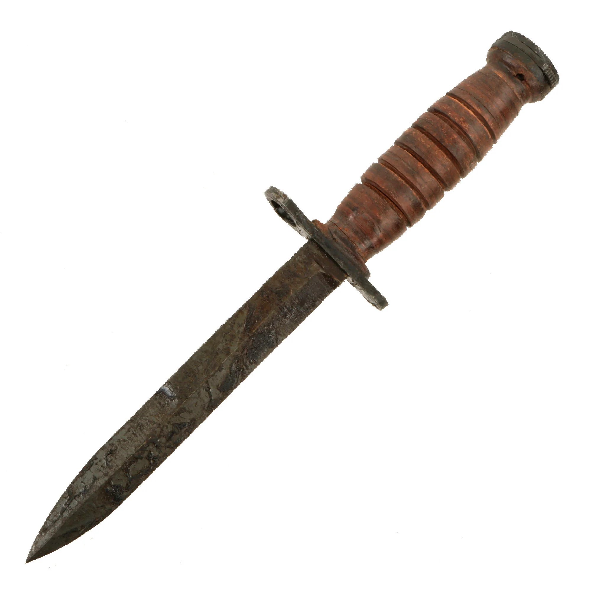 Original U.S. WWII Boxed M4 Bayonet Fighting Knife by Utica with Updated M8A1 Scabbard — image 3