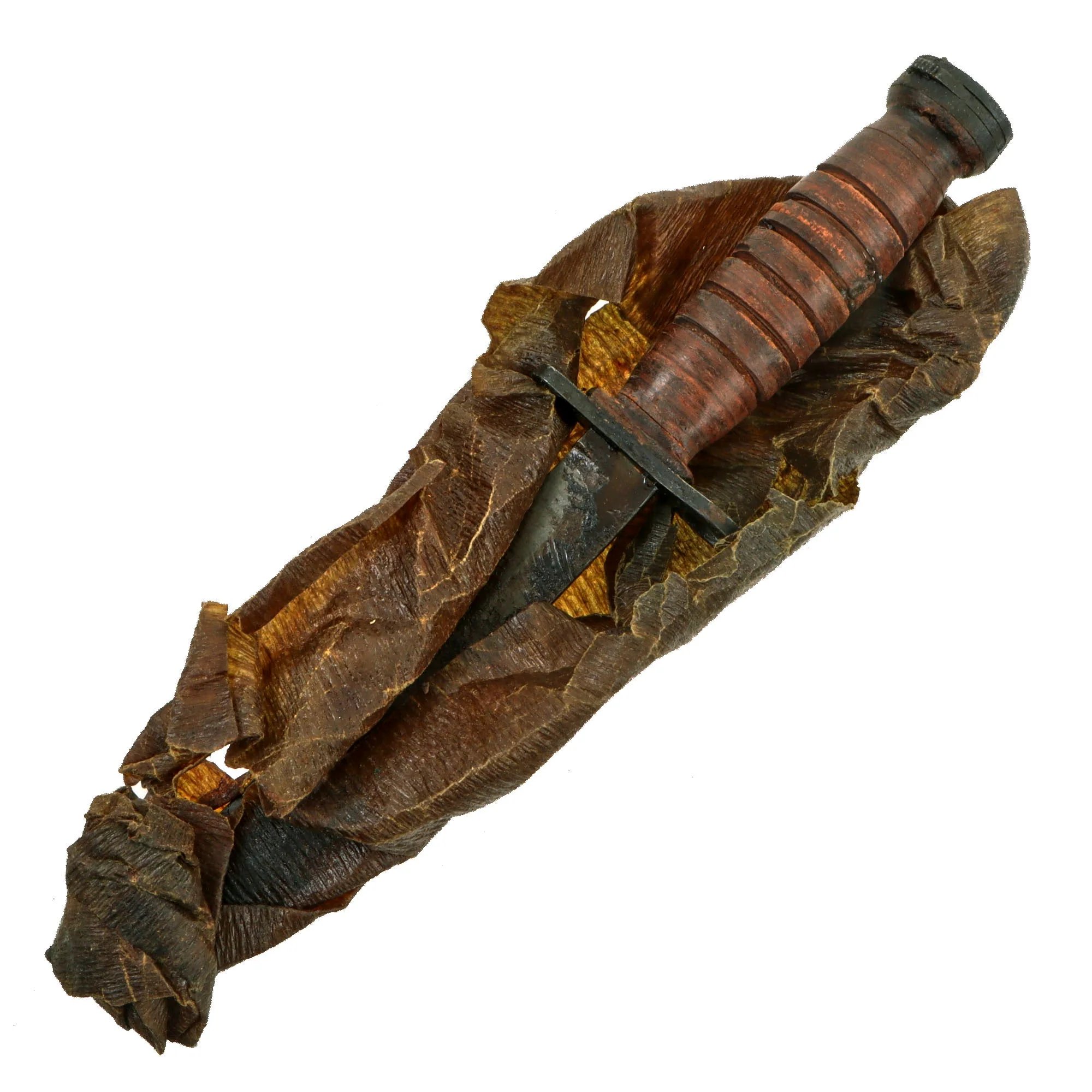 Original U.S. WWII Boxed M4 Bayonet Fighting Knife by Utica with Updated M8A1 Scabbard — image 4