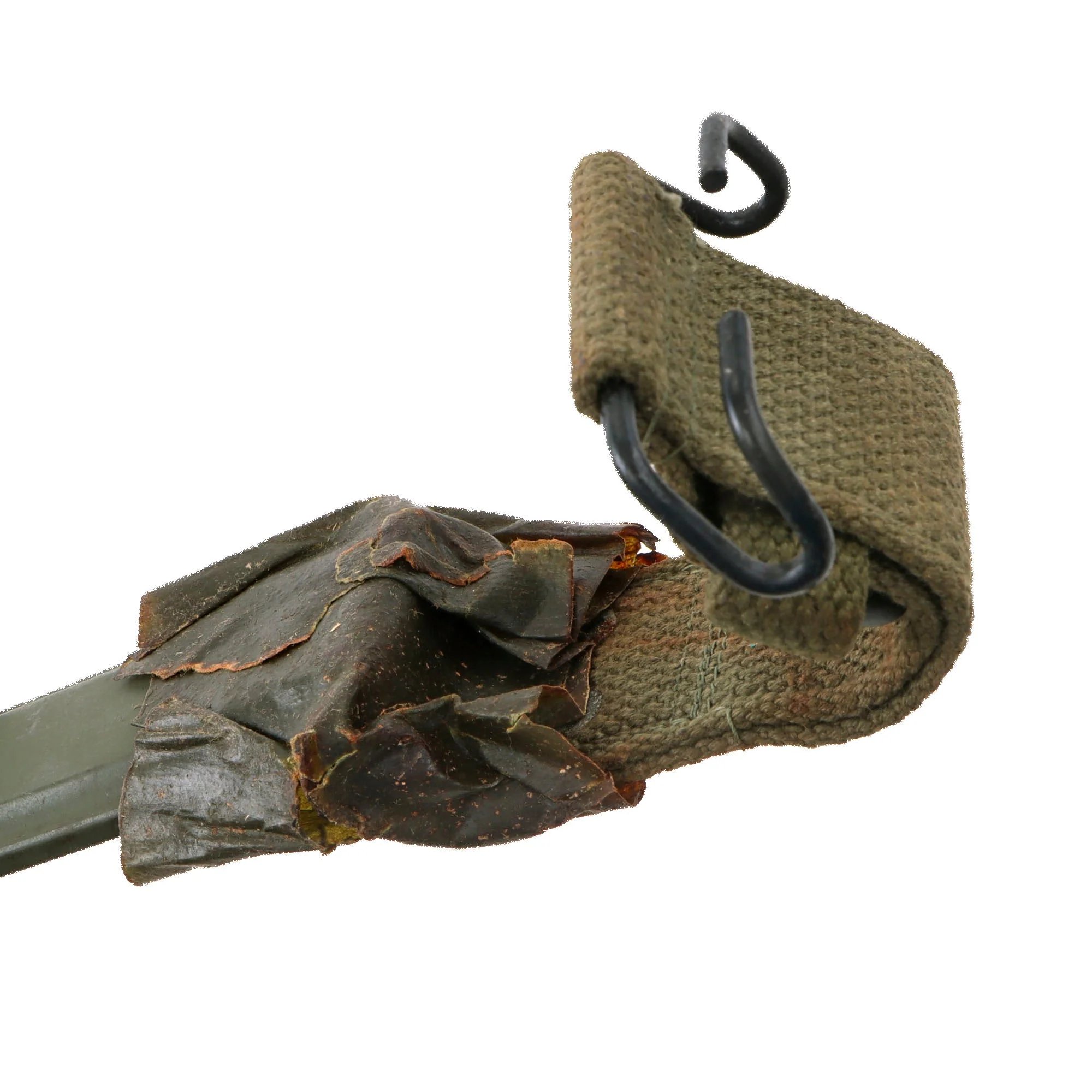 Original U.S. WWII Boxed M4 Bayonet Fighting Knife by Utica with Updated M8A1 Scabbard — image 8