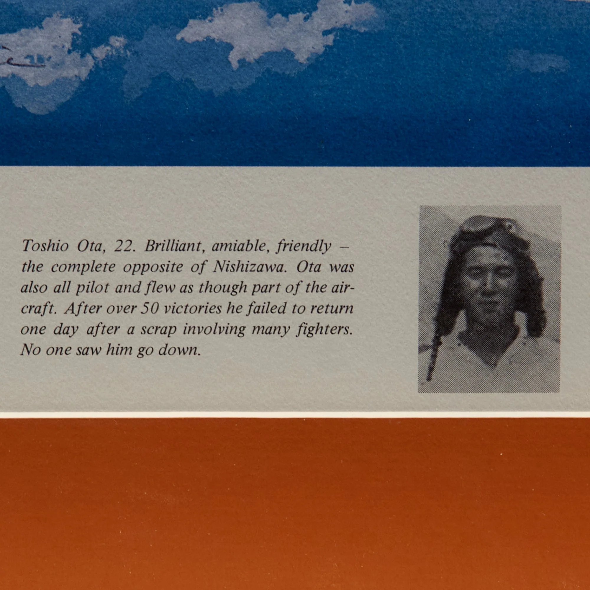 Original Signed Limited Edition Print: Framed Saburō Sakai by Robert Carlin Signed by Saburo Sakai - 650/1000 - 22¼ x 26¼' — image 5