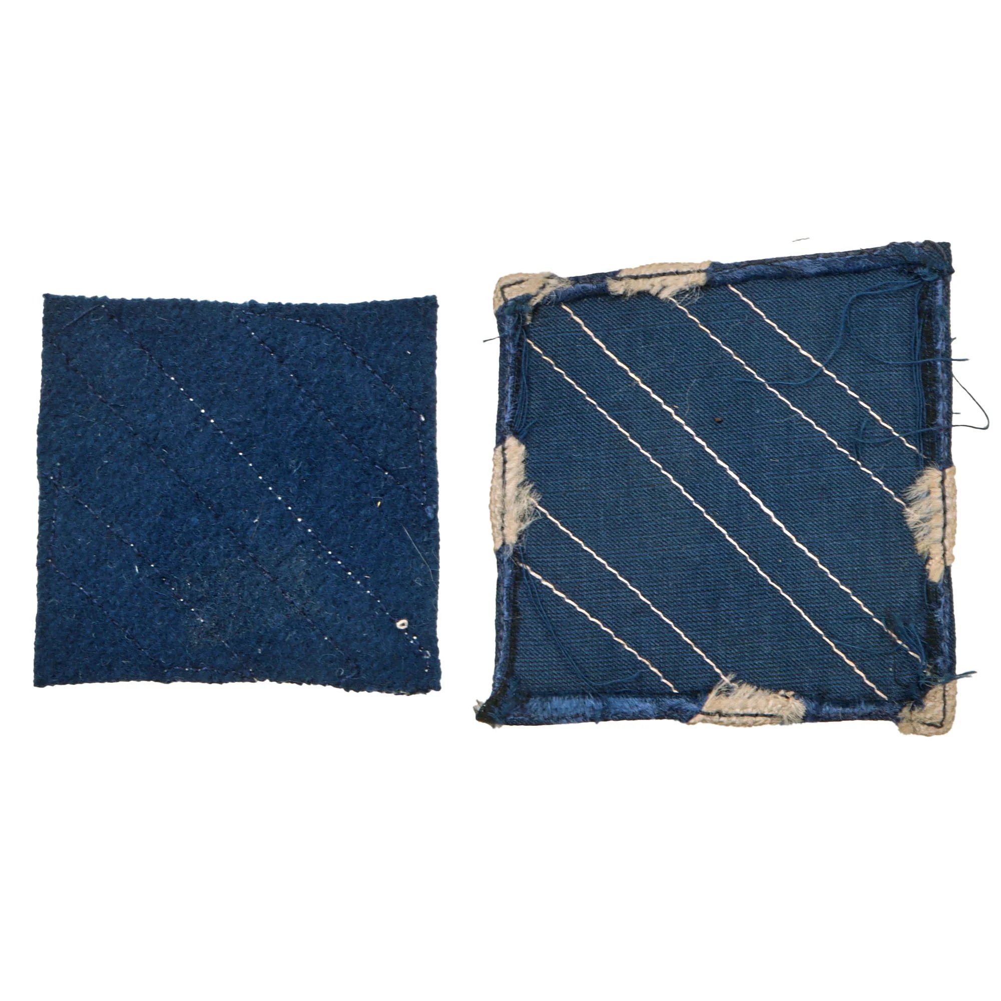 Original U.S. WWI 3rd Division 'Rock of the Marne' Patch Lot with 3rd Army and Velvet Variations - Six Total — image 3