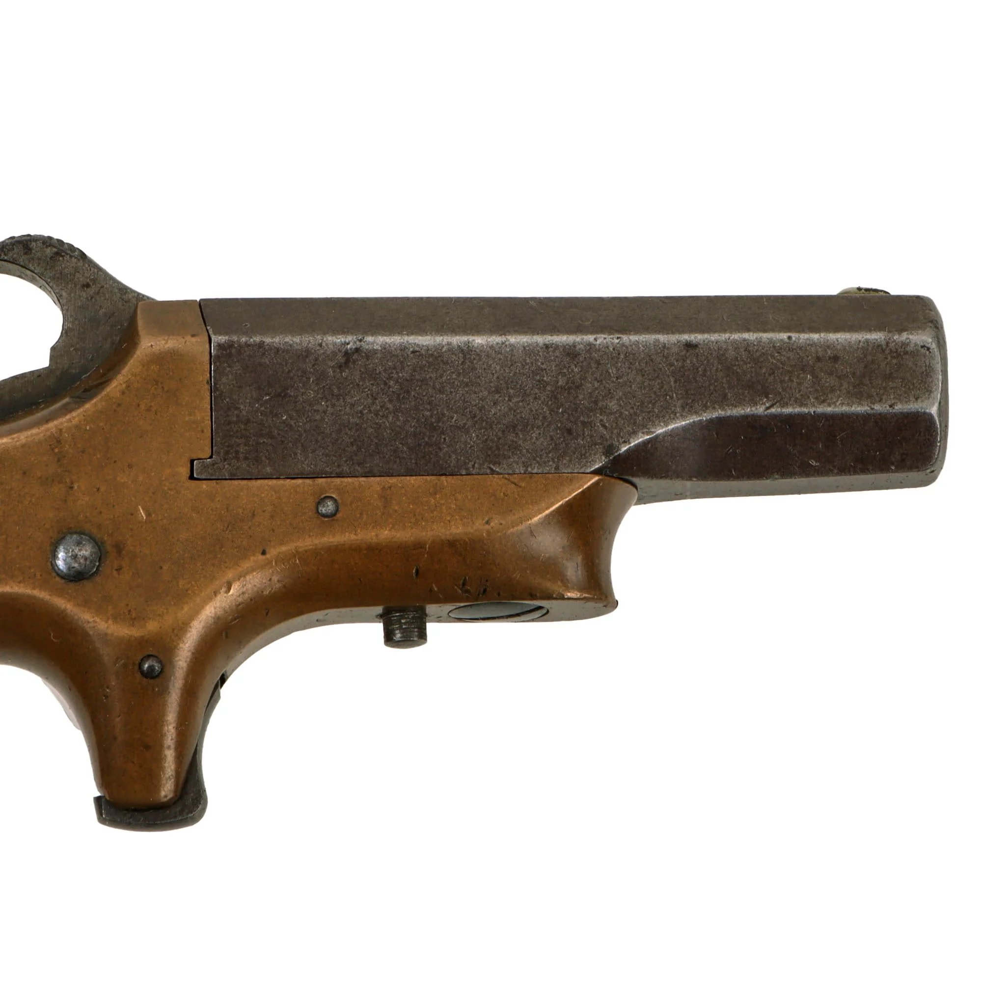 Original U.S. 'Southerner' .41cal. Rimfire Single Shot Derringer Pistol by Merimack Arms & Mfg. Co. - Matching Serial 374 — image 10
