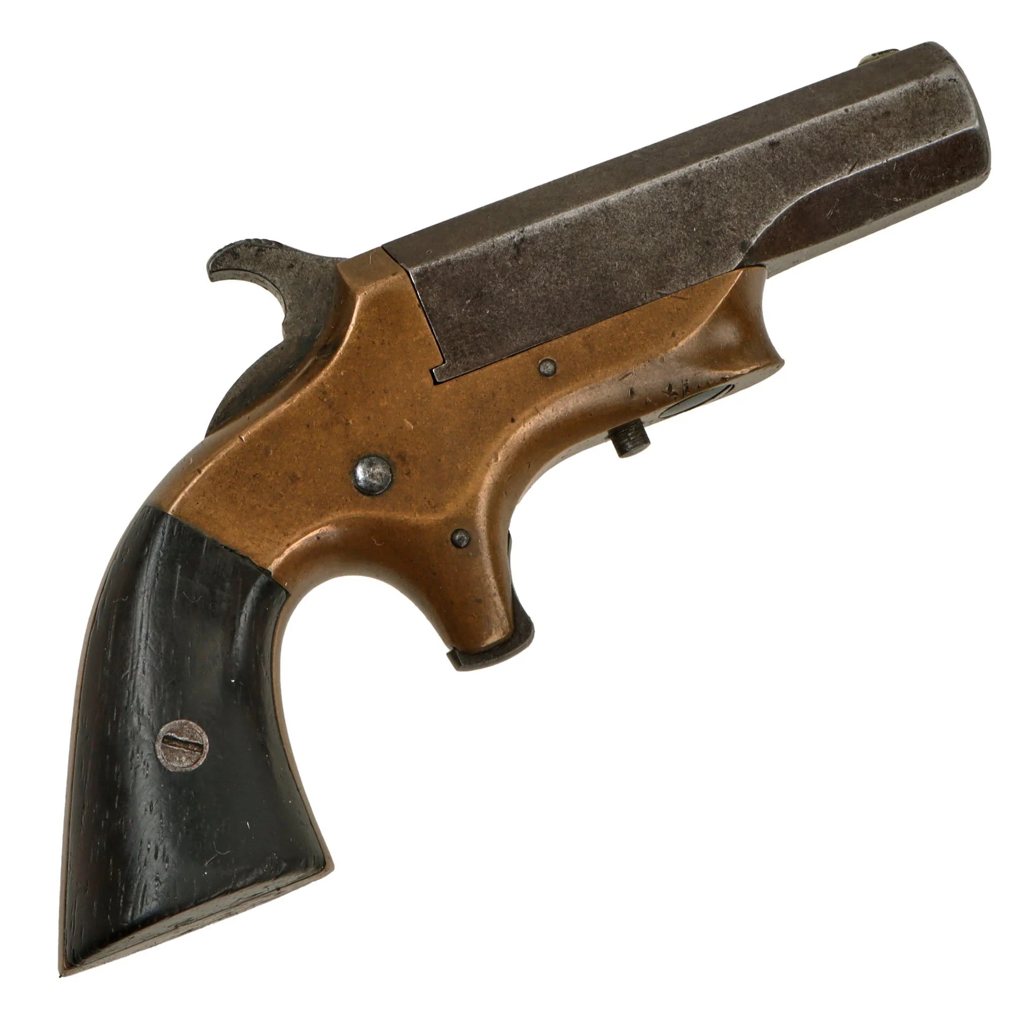 Original U.S. 'Southerner' .41cal. Rimfire Single Shot Derringer Pistol by Merimack Arms & Mfg. Co. - Matching Serial 374 — image 2