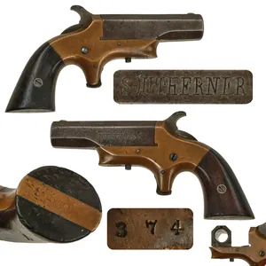 Original U.S. 'Southerner' .41cal. Rimfire Single Shot Derringer Pistol by …