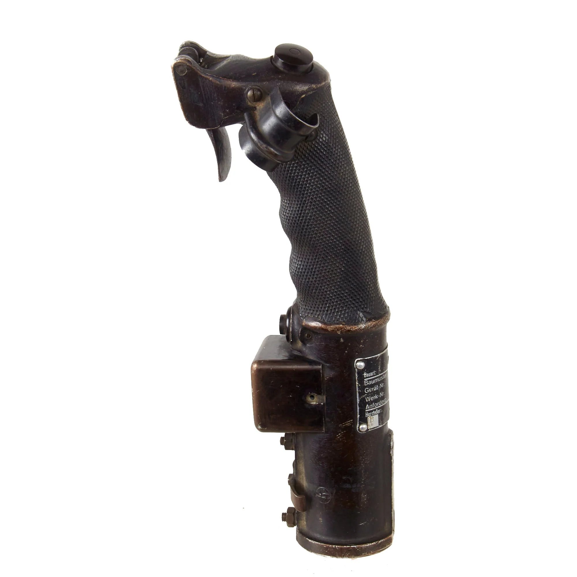 Original German WWII Luftwaffe Messerschmitt Bf 109 Control Stick KG13B by Luftfahrt-Apparatebau GmbH of Berlin - ME-109 — image 16