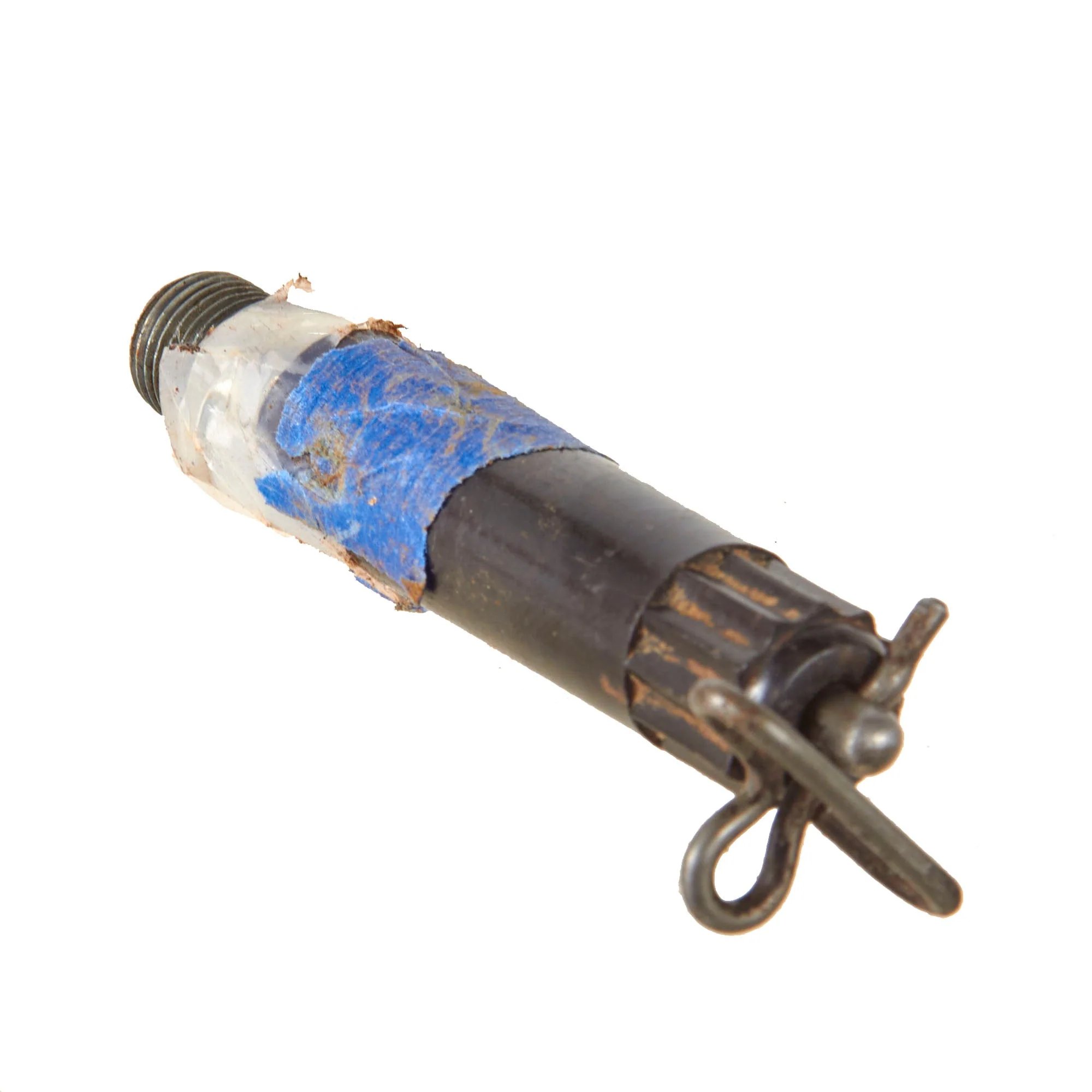 Original German WWII Stock-Mine 43 Anti-Personnel Concrete Stake Mine Mounted on Display Stand - STO.MI.43 — image 4