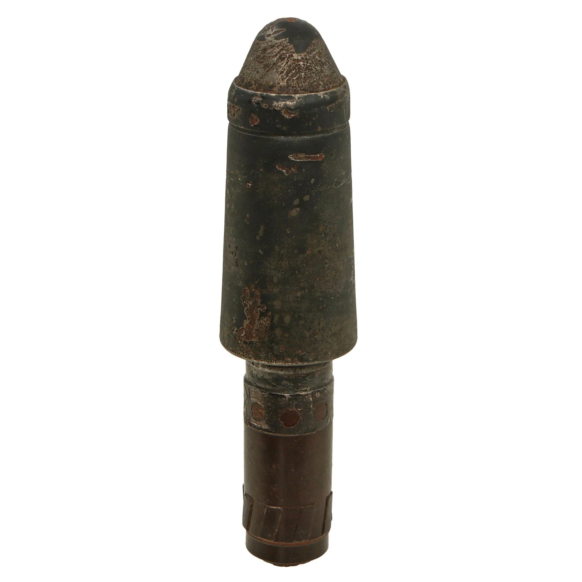 Original German WWII Inert 98k Rifle Schießbecher Anti-Tank Grenade - Große Gewehrpanzergranate - Restored Stencil — image 4