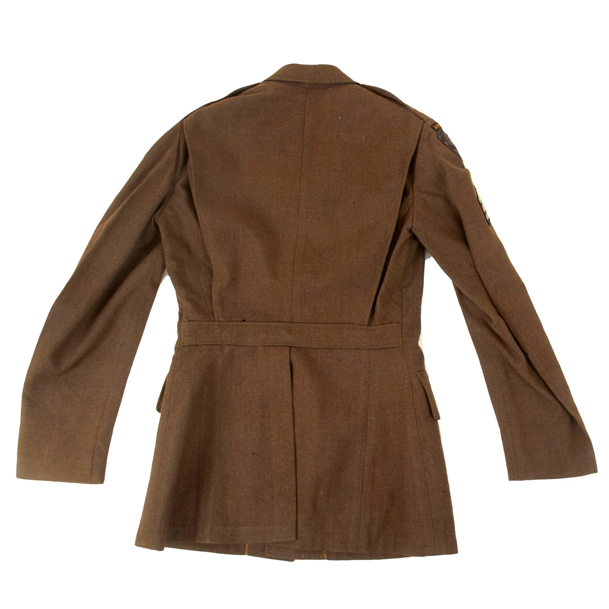 Original U.S. WWII 9th Air Force Airborne Troop Carrier Communications Specialist Uniform Jacket & Shirt with Aircrew Wings and Bullion Patch — image 21